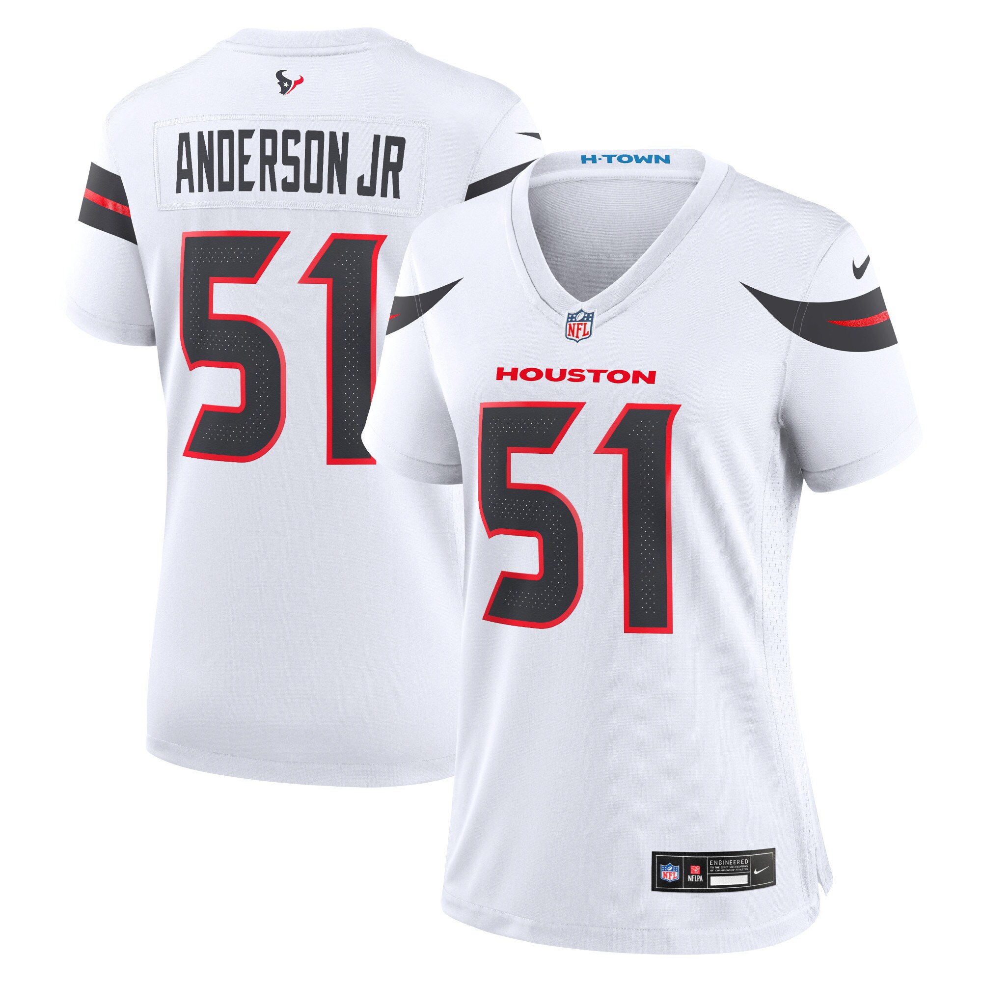 Will Anderson Jr. Houston Texans Women's Game Jersey - White cheap jerseys for sale - CheapJerseys.Shop