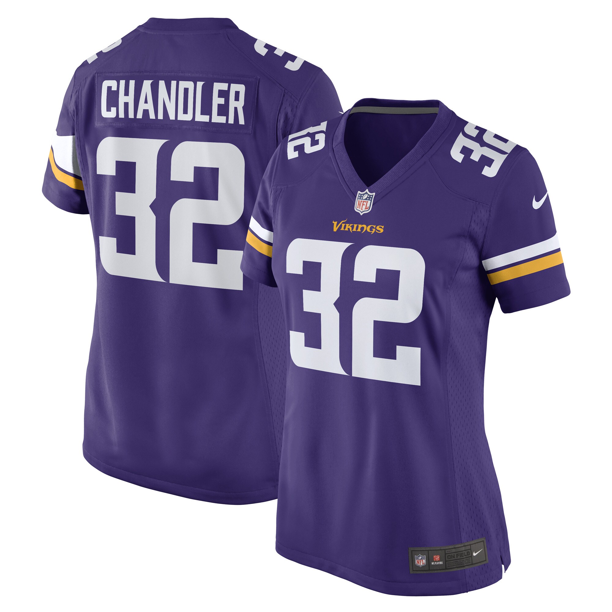 Ty Chandler Minnesota Vikings Women's Game Player Jersey - Purple cheap jerseys for sale - CheapJerseys.Shop