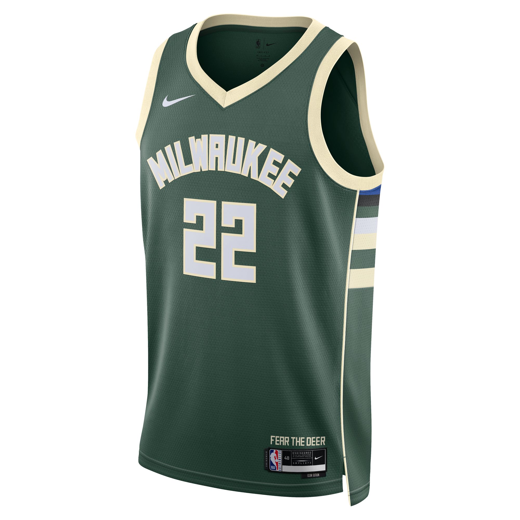 Khris Middleton Milwaukee Bucks Unisex Swingman Jersey - Icon Edition - Hunter Green cheap jerseys for sale - CheapJerseys.Shop
