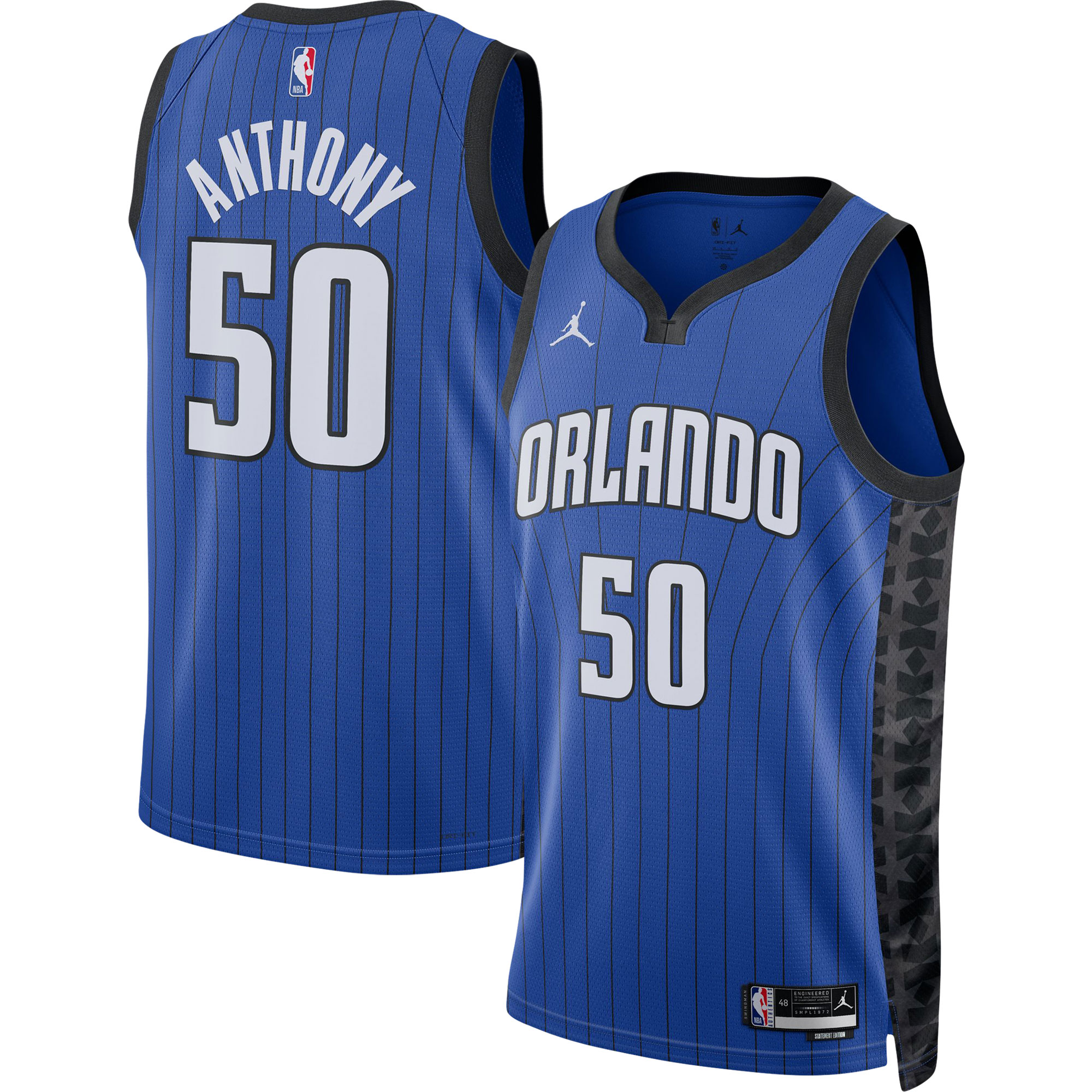 Cole Anthony Orlando Magic Jordan Brand Unisex Swingman Jersey - Statement Edition - Blue cheap jerseys for sale - CheapJerseys.Shop
