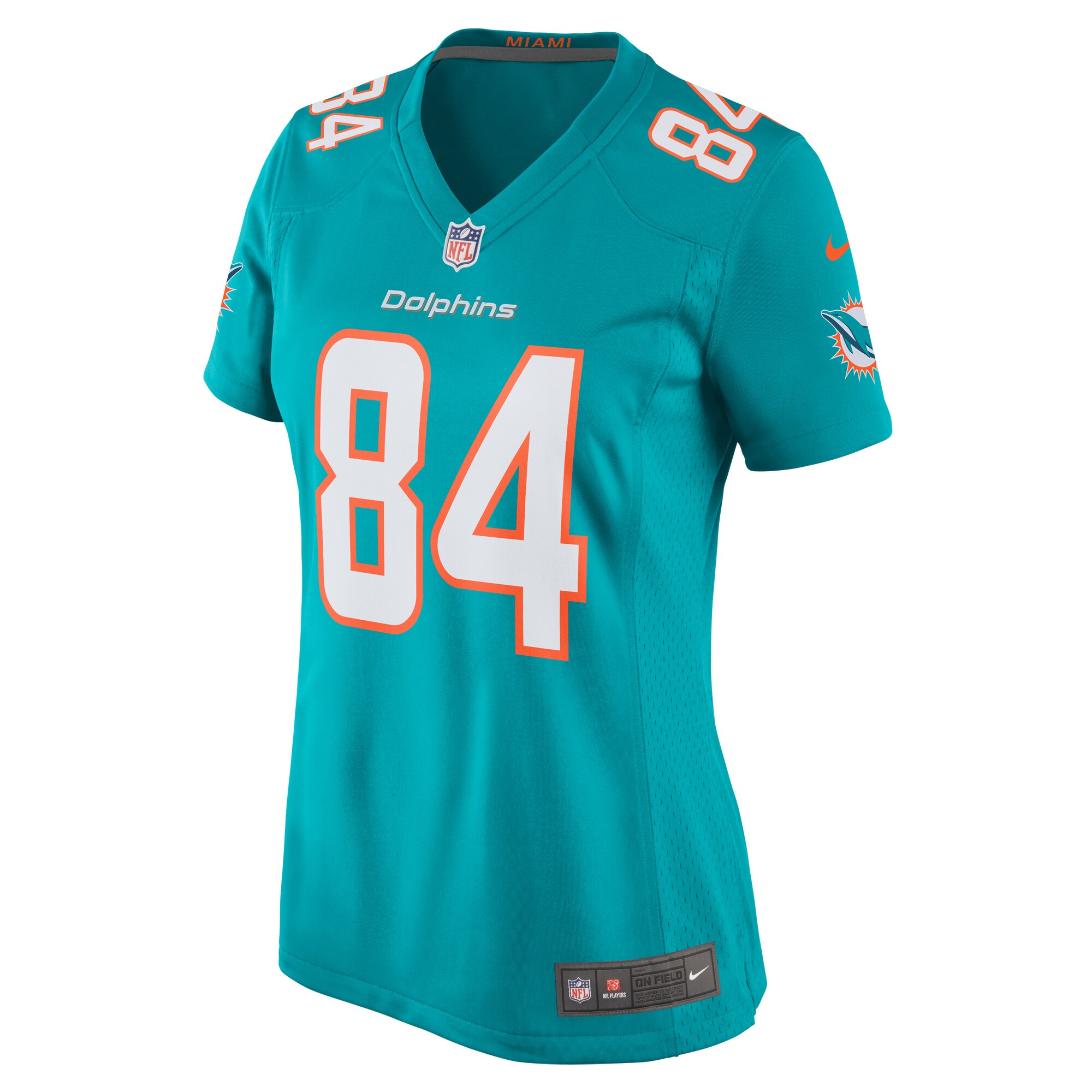 Anthony Schwartz Miami Dolphins Women's Team Game Jersey - Aqua cheap jerseys for sale - CheapJerseys.Shop