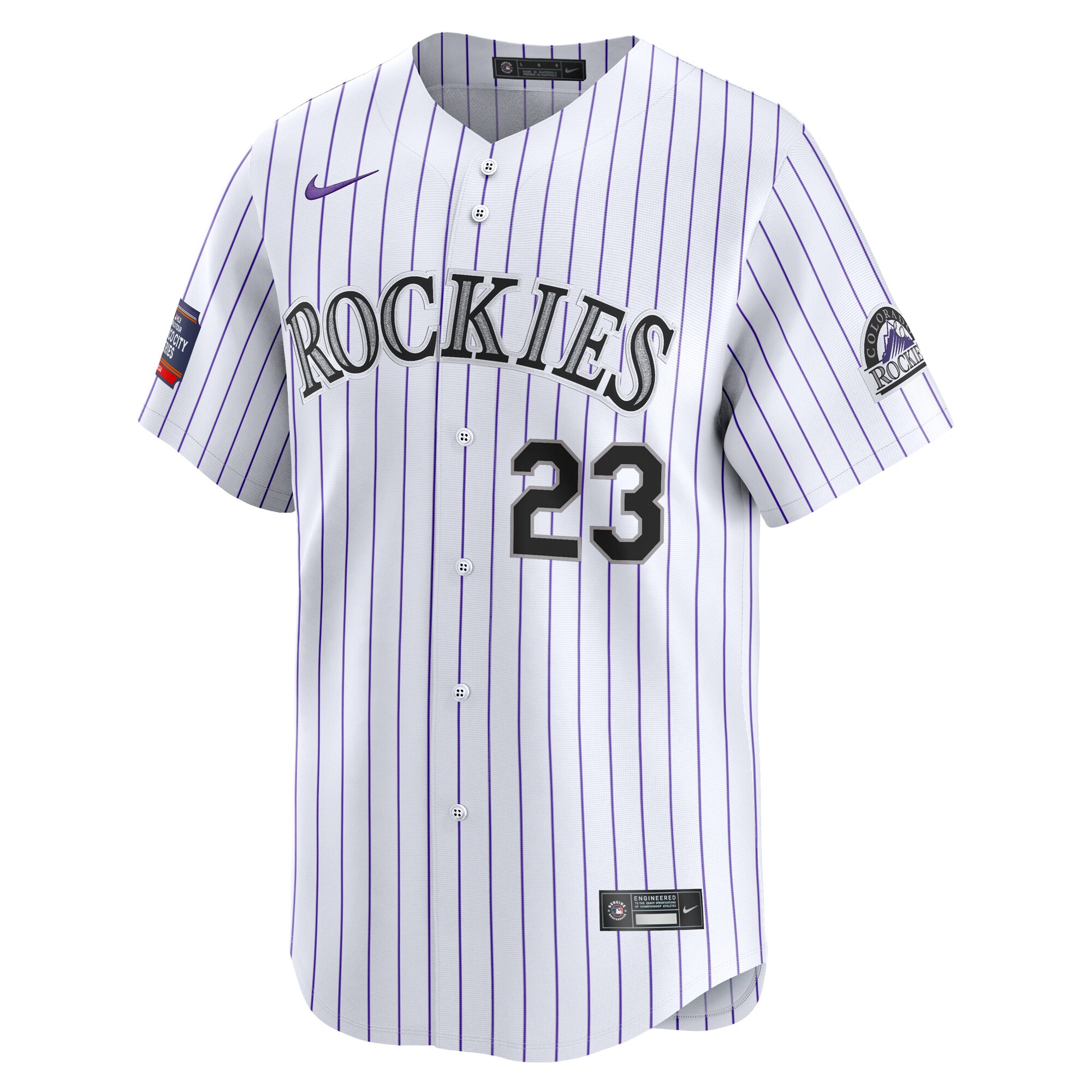 Kris Bryant Colorado Rockies 2024 World Tour Mexico City Series Home Limited Player Jersey - White cheap jerseys for sale - CheapJerseys.Shop