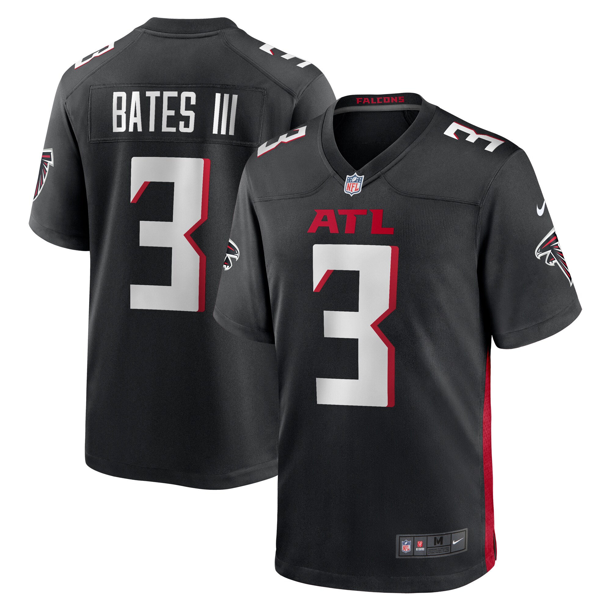 Jessie Bates III Atlanta Falcons Game Player Jersey - Black cheap jerseys for sale - CheapJerseys.Shop