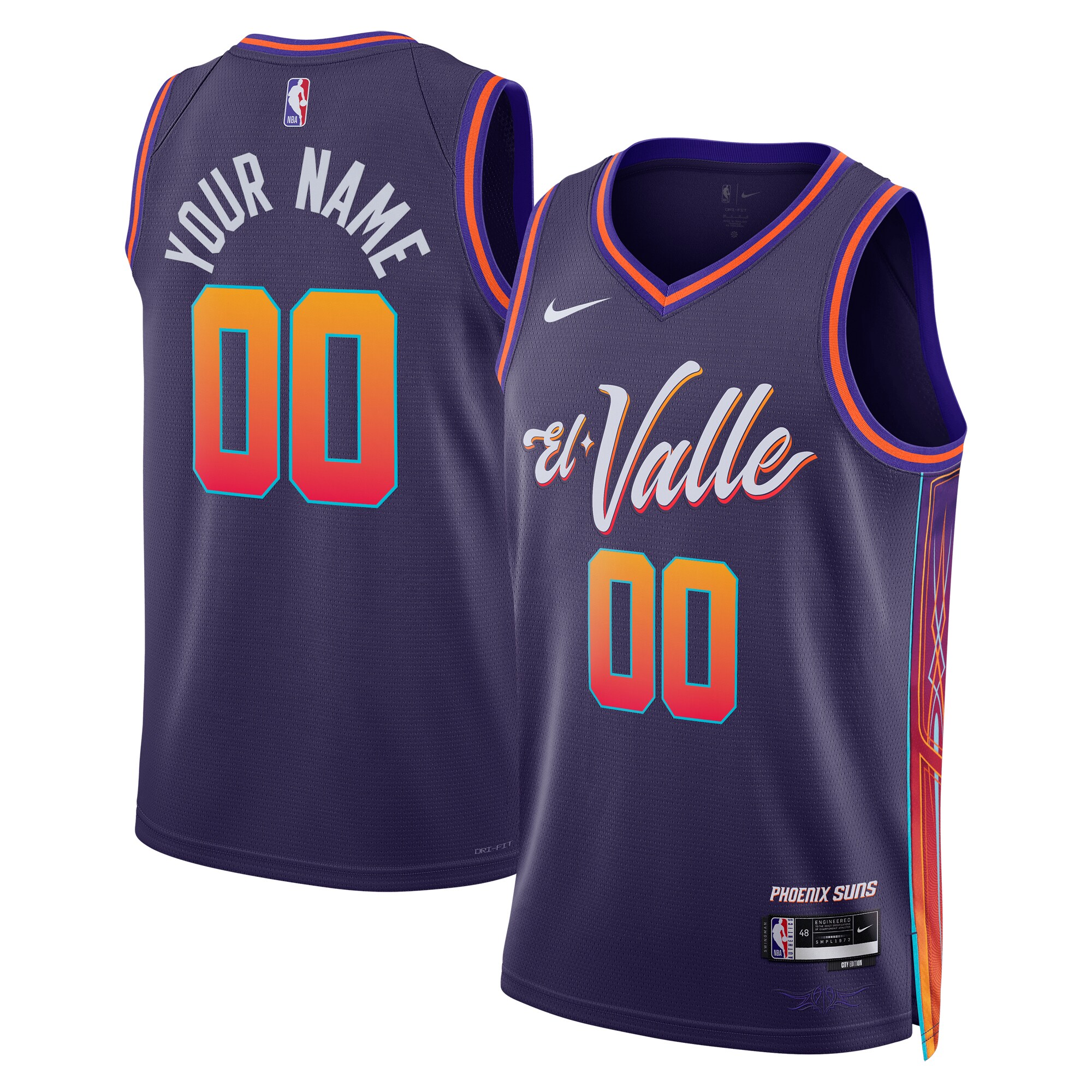 Phoenix Suns Unisex 2023\/24 Custom Swingman Jersey - Purple - City Edition cheap jerseys for sale - CheapJerseys.Shop