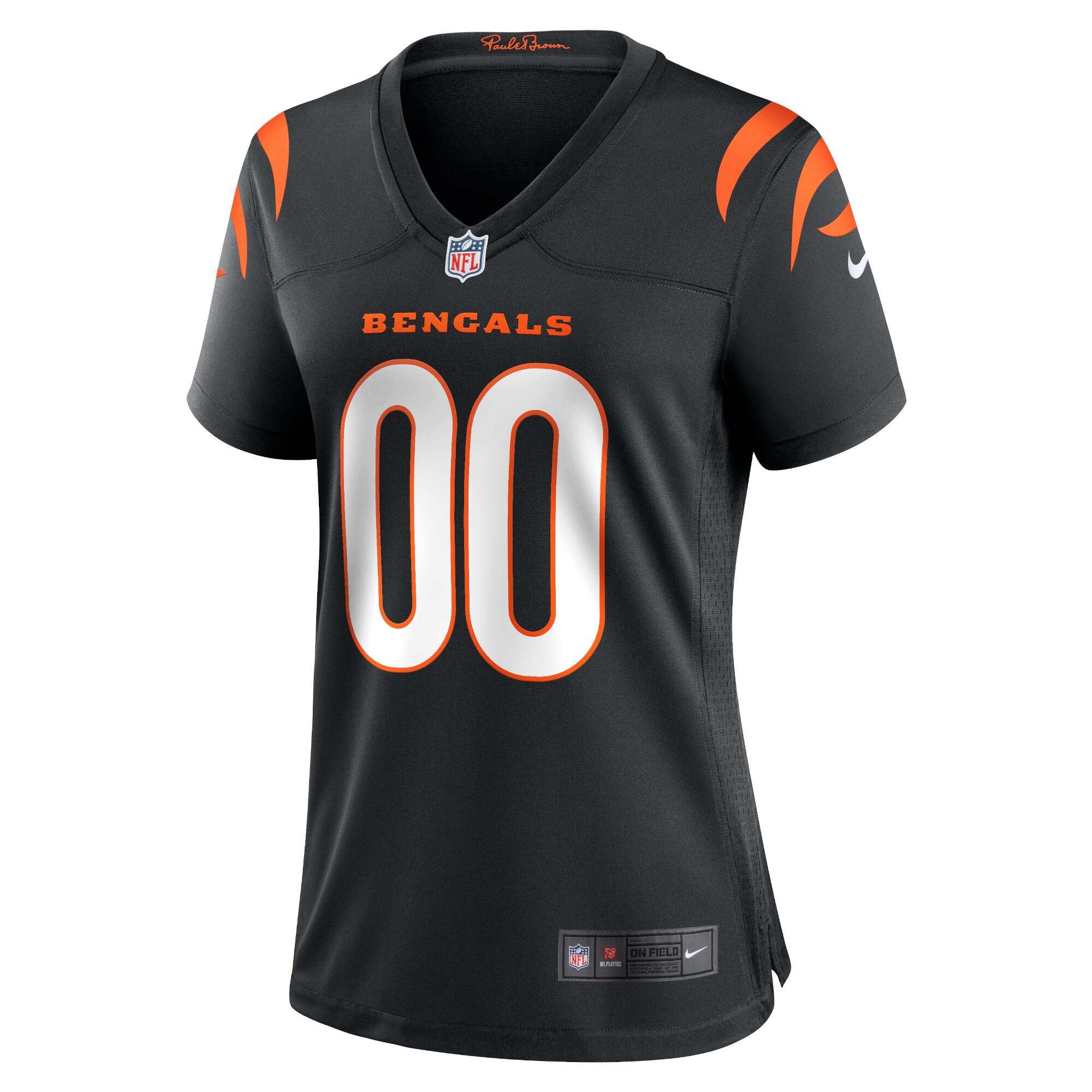 Cincinnati Bengals Women's Game Custom Jersey - Black cheap jerseys for sale - CheapJerseys.Shop