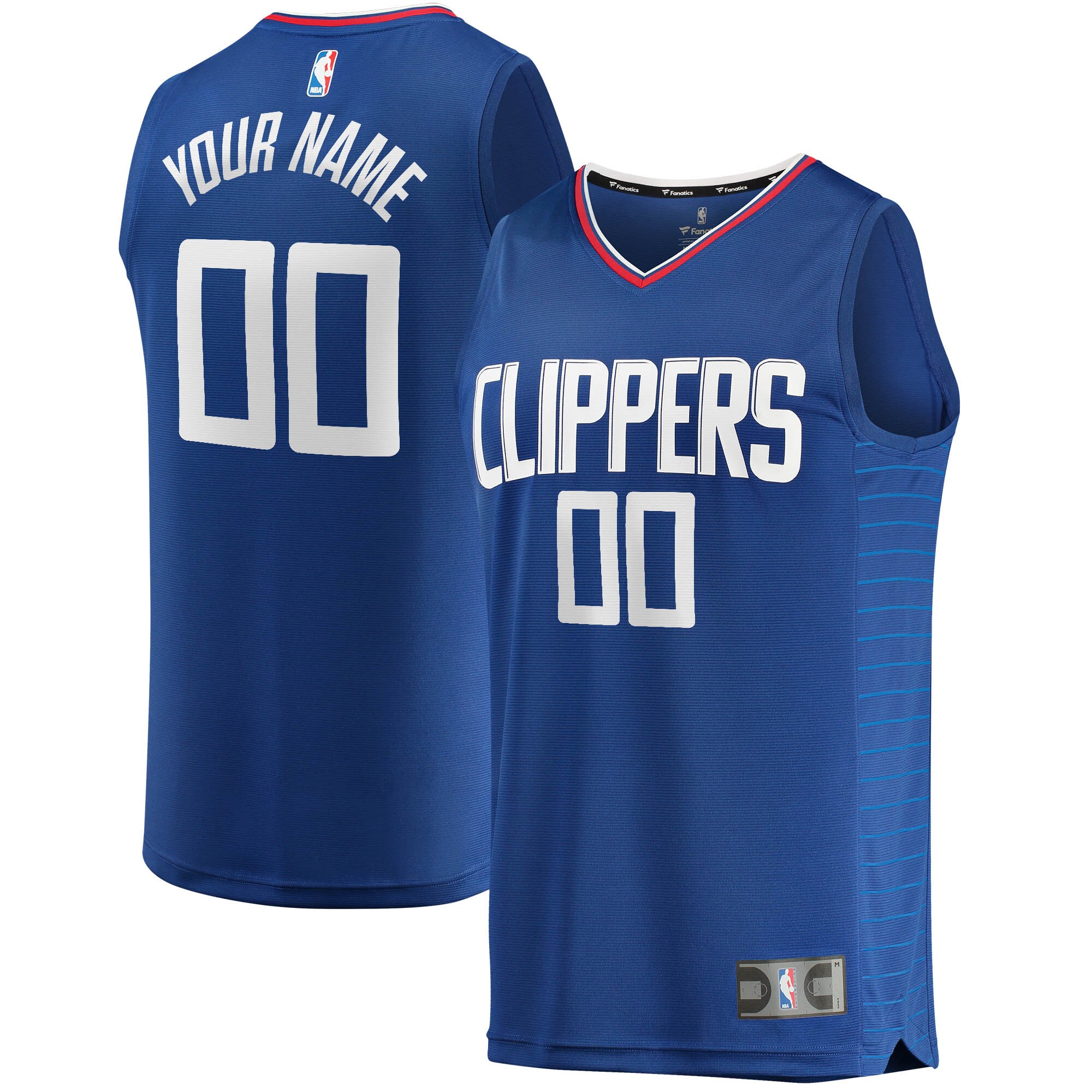 LA Clippers Fanatics Fast Break Custom Replica Jersey Royal - Icon Edition cheap jerseys for sale - CheapJerseys.Shop