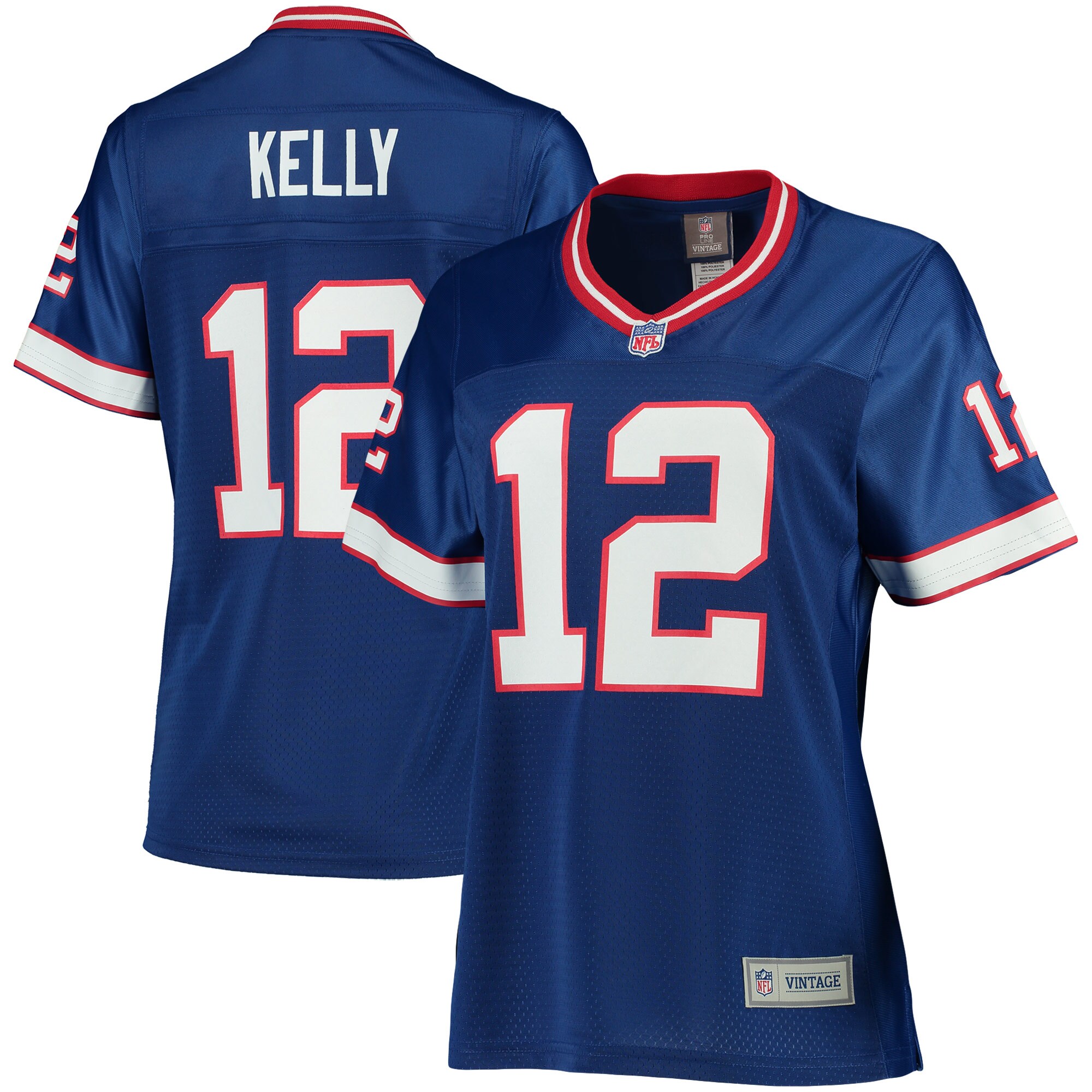 Jim Kelly Buffalo Bills Pro Line Women's Retired Player Replica Jersey - Royal cheap jerseys for sale - CheapJerseys.Shop