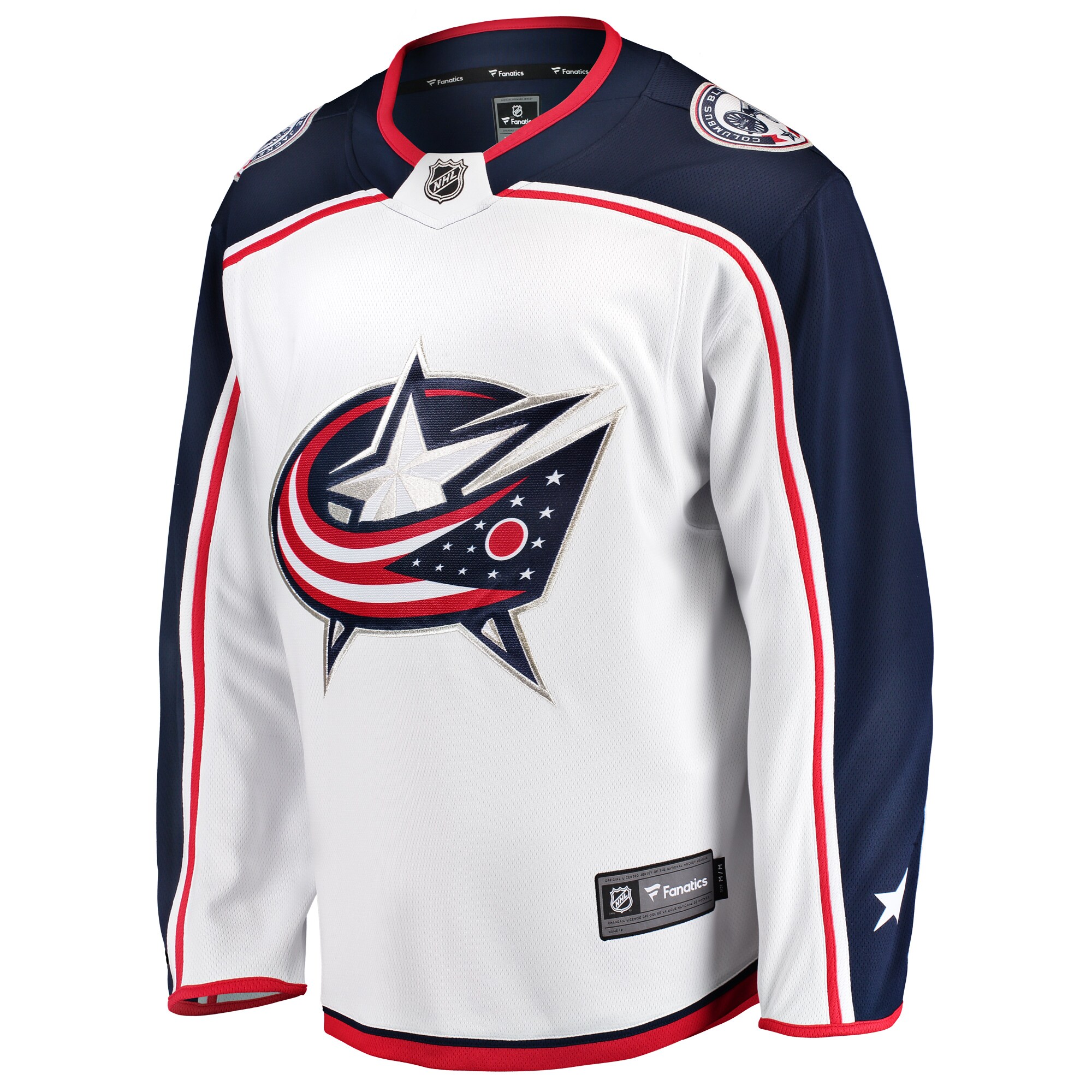 Columbus Blue Jackets Fanatics Breakaway Away Jersey - White cheap jerseys for sale - CheapJerseys.Shop