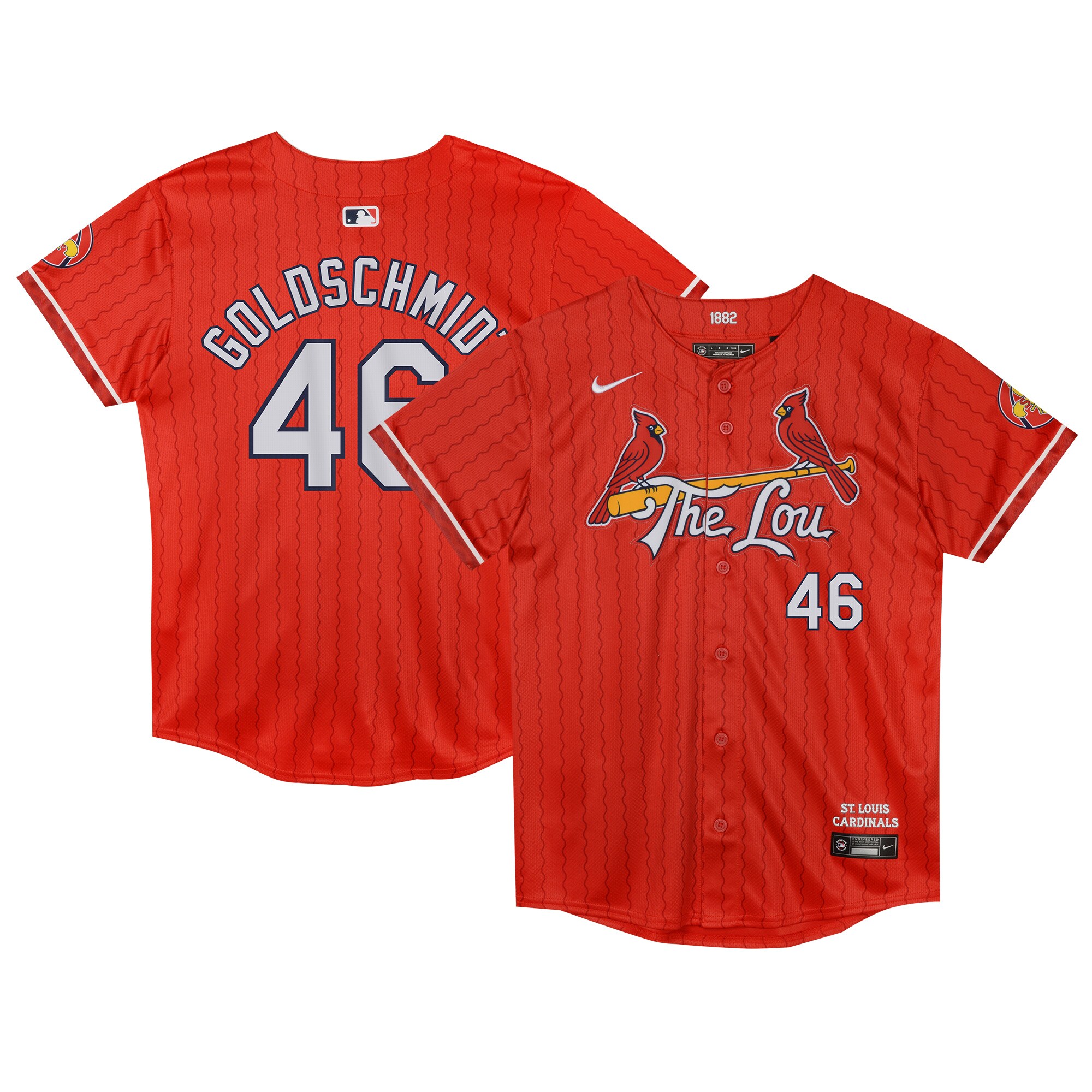 Paul Goldschmidt St. Louis Cardinals Preschool 2024 City Connect Limited Player Jersey - Red cheap jerseys for sale - CheapJerseys.Shop