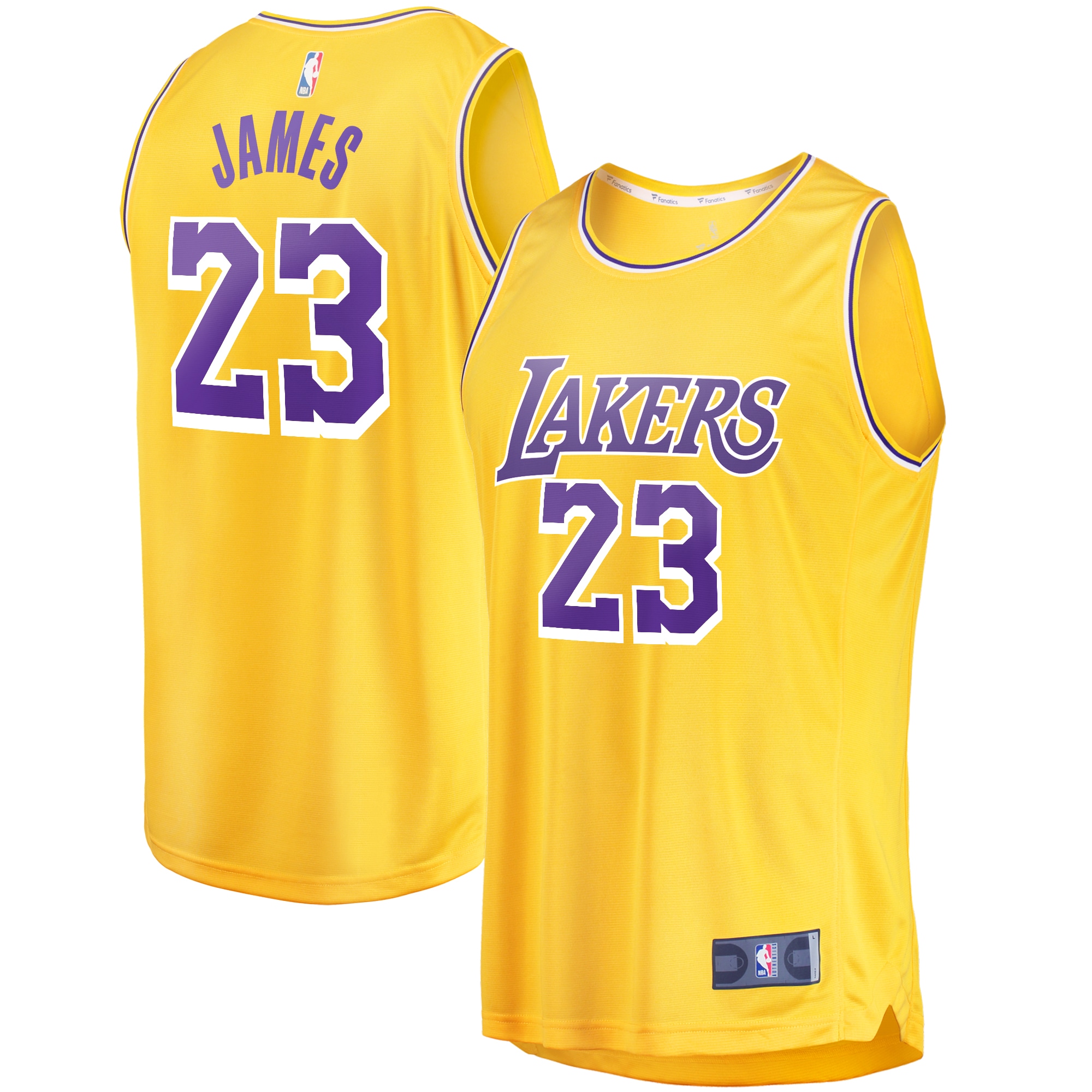 LeBron James Los Angeles Lakers Fanatics Youth Fast Break Player Jersey - Icon Edition - Gold cheap jerseys for sale - CheapJerseys.Shop