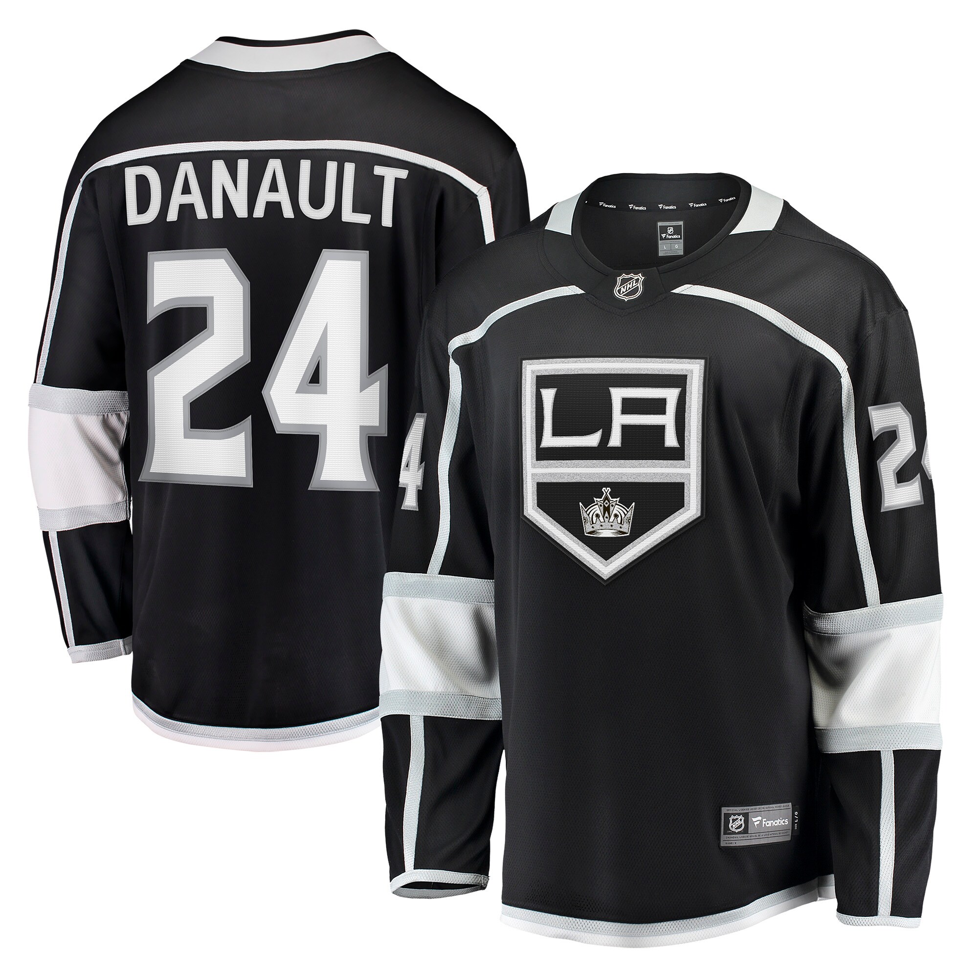 Phillip Danault Los Angeles Kings Fanatics Home Breakaway Player Jersey - Black cheap jerseys for sale - CheapJerseys.Shop