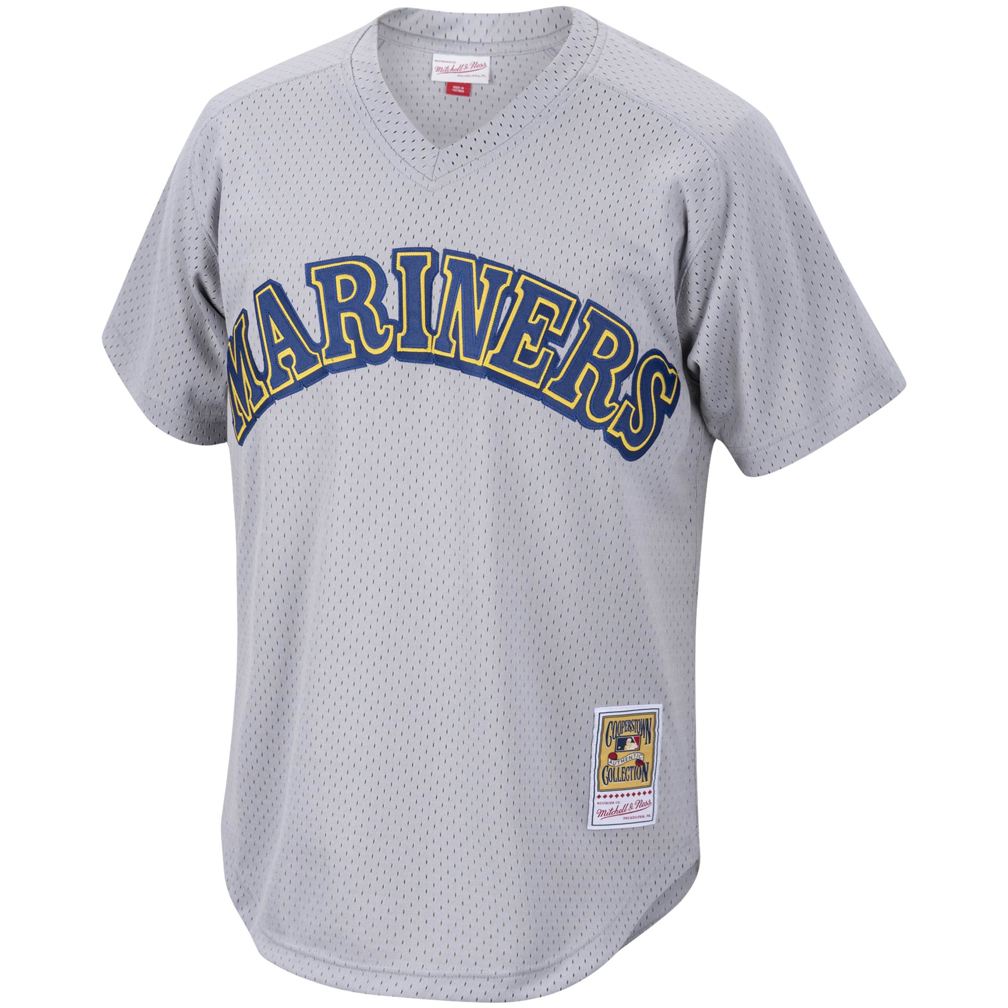 Edgar Martinez Seattle Mariners Mitchell & Ness Cooperstown Collection Mesh Batting Practice Jersey - Charcoal cheap jerseys for sale - CheapJerseys.Shop