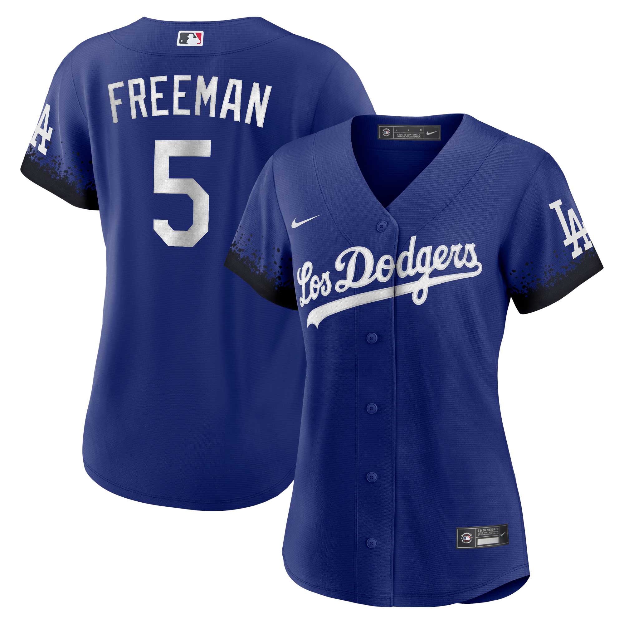 Freddie Freeman Los Angeles Dodgers Women's City Connect Replica Player Jersey - Royal cheap jerseys for sale - CheapJerseys.Shop