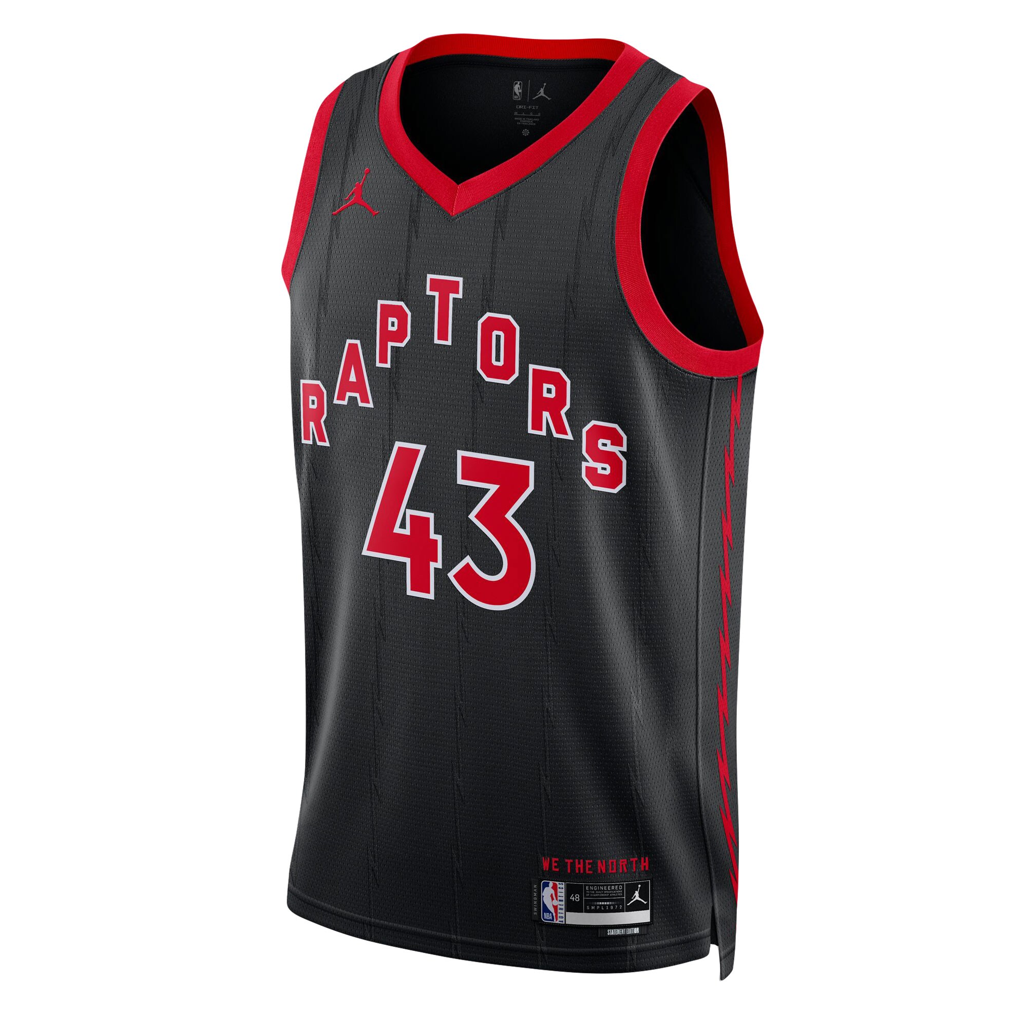 Pascal Siakam Toronto Raptors Jordan Brand Unisex Swingman Jersey - Statement Edition - Black cheap jerseys for sale - CheapJerseys.Shop