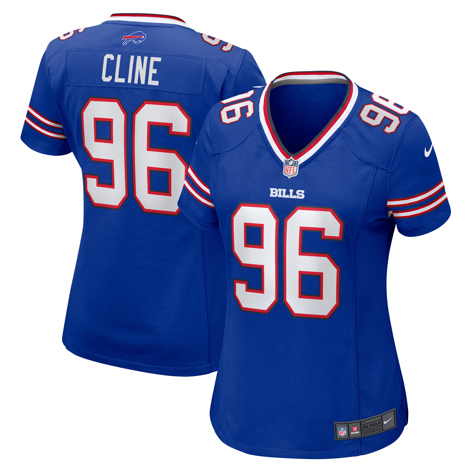 Kameron Cline Buffalo Bills Women's Team Game Jersey - Royal cheap jerseys for sale - CheapJerseys.Shop