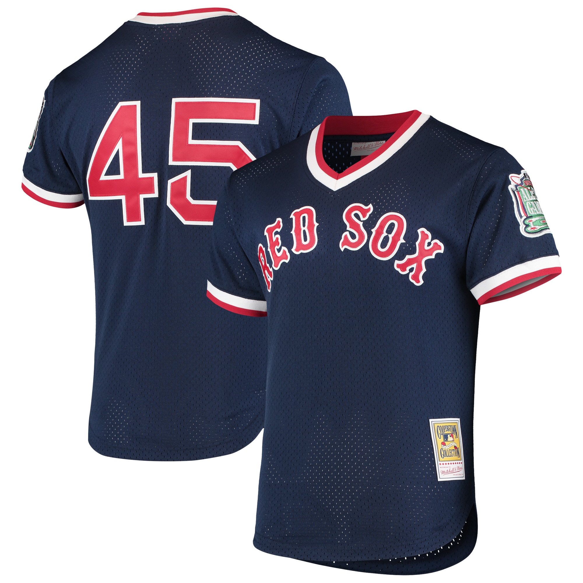 Pedro Martinez Boston Red Sox Mitchell & Ness 1999 Cooperstown Collection Mesh Batting Practice Jersey - Navy cheap jerseys for sale - CheapJerseys.Shop