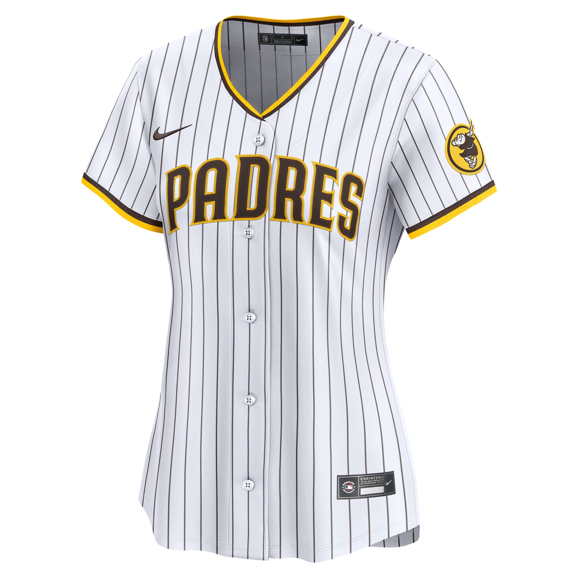 San Diego Padres Women's #1 Mom Home Limited Jersey - White cheap jerseys for sale - CheapJerseys.Shop