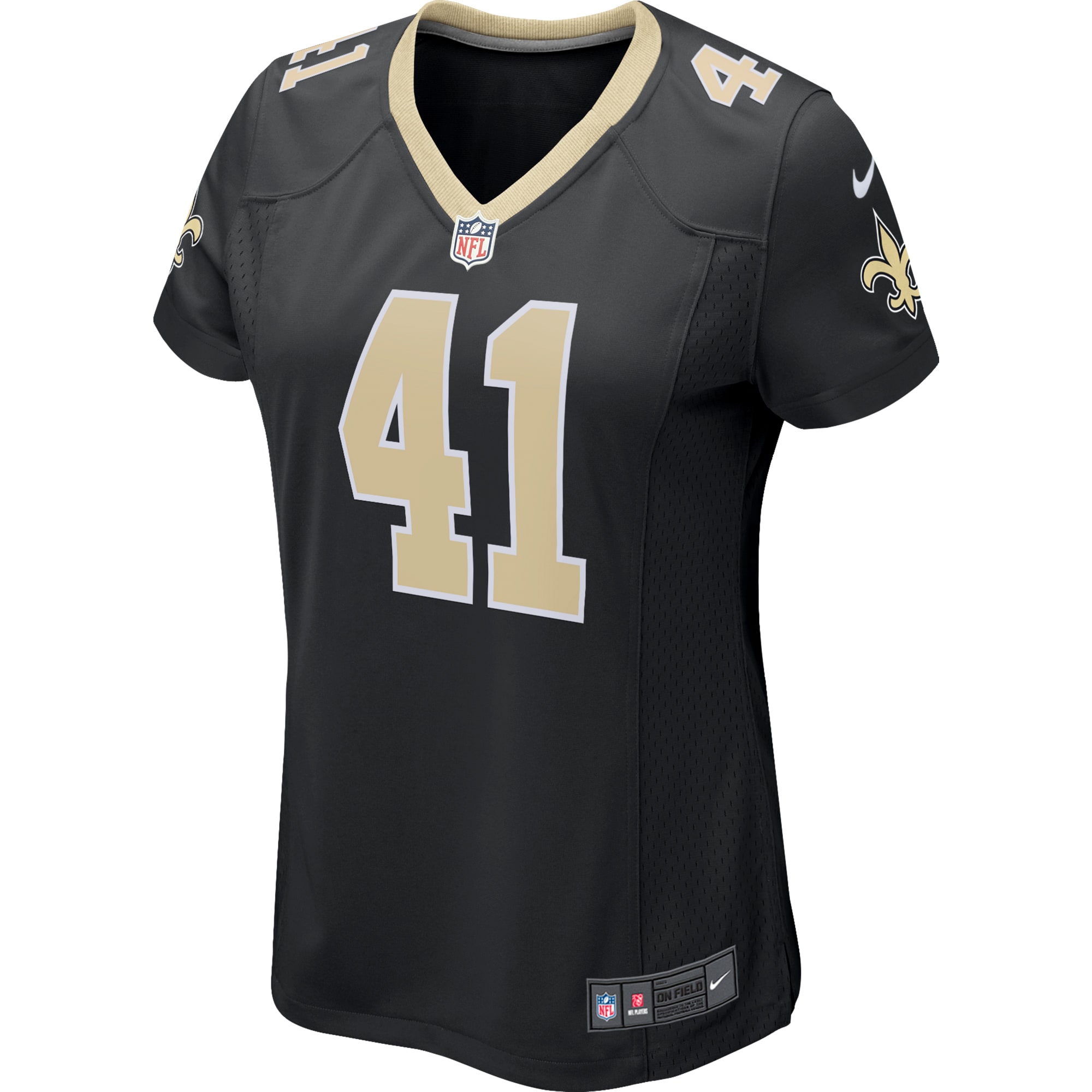 Alvin Kamara New Orleans Saints Women's Game Jersey - Black cheap jerseys for sale - CheapJerseys.Shop
