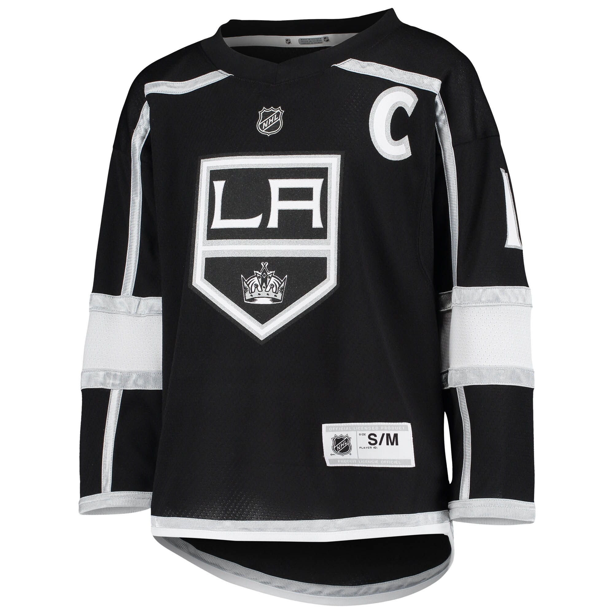 Anze Kopitar Los Angeles Kings Youth Home Replica Player Jersey - Black cheap jerseys for sale - CheapJerseys.Shop