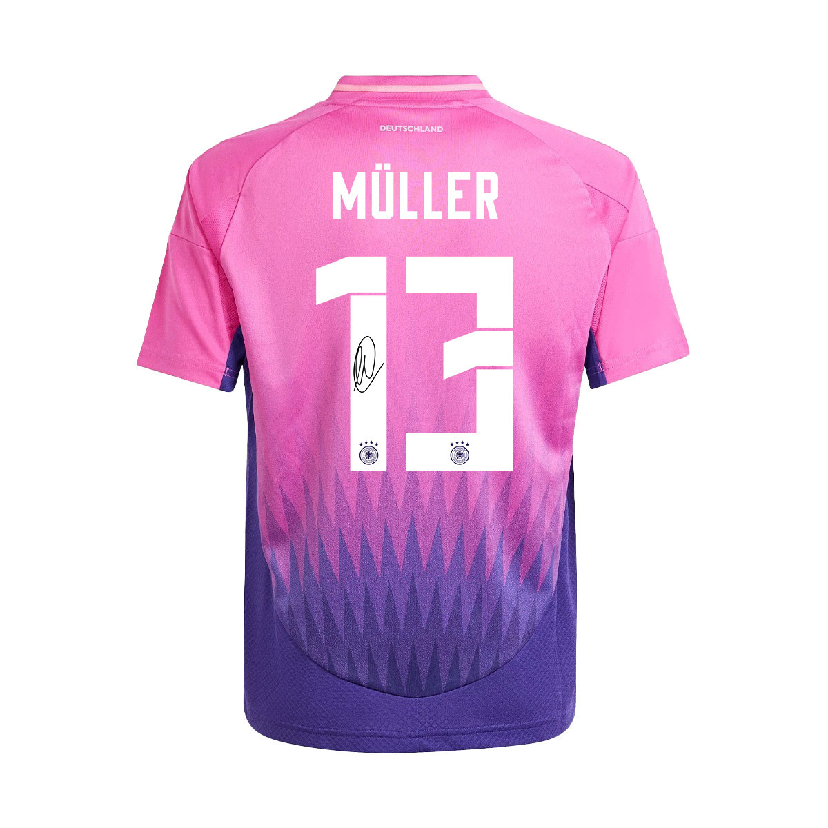 Thomas Müller 13 Signed Germany National Team 2024/25 YOUTH Jersey Autographed - Away cheap jerseys for sale - CheapJerseys.Shop