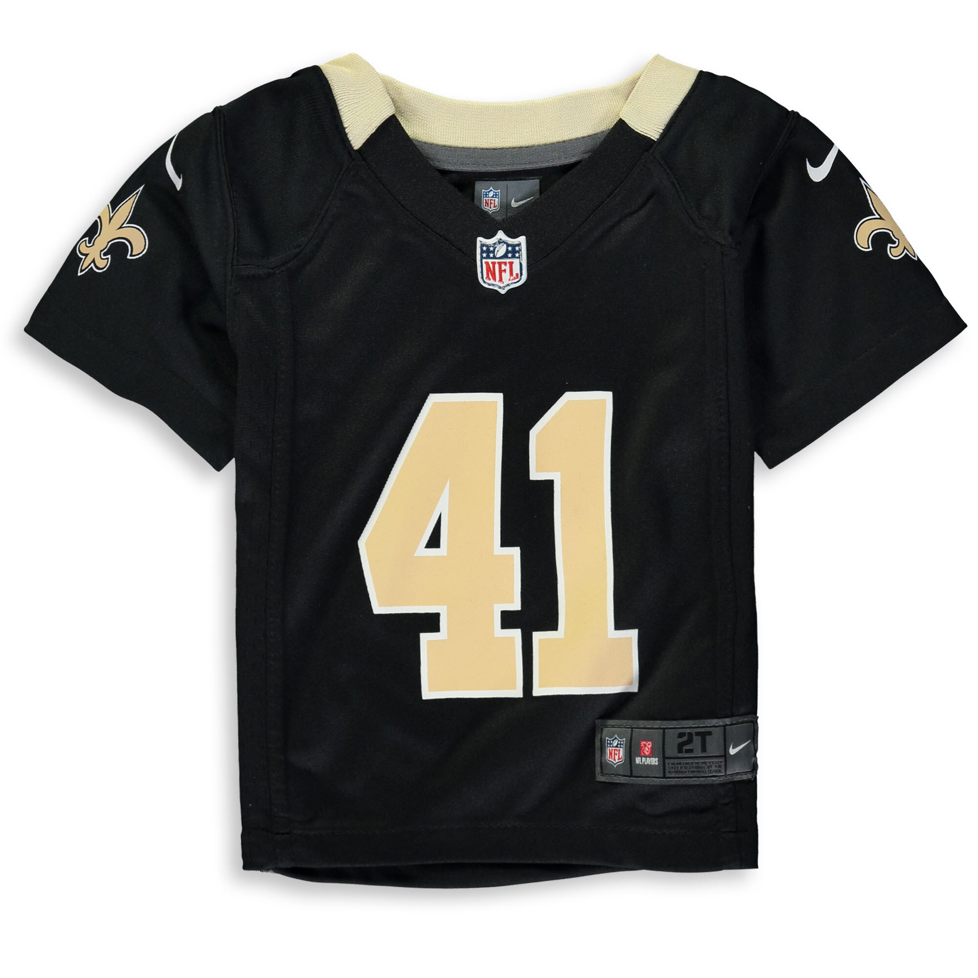 Alvin Kamara New Orleans Saints Toddler Game Jersey - Black cheap jerseys for sale - CheapJerseys.Shop