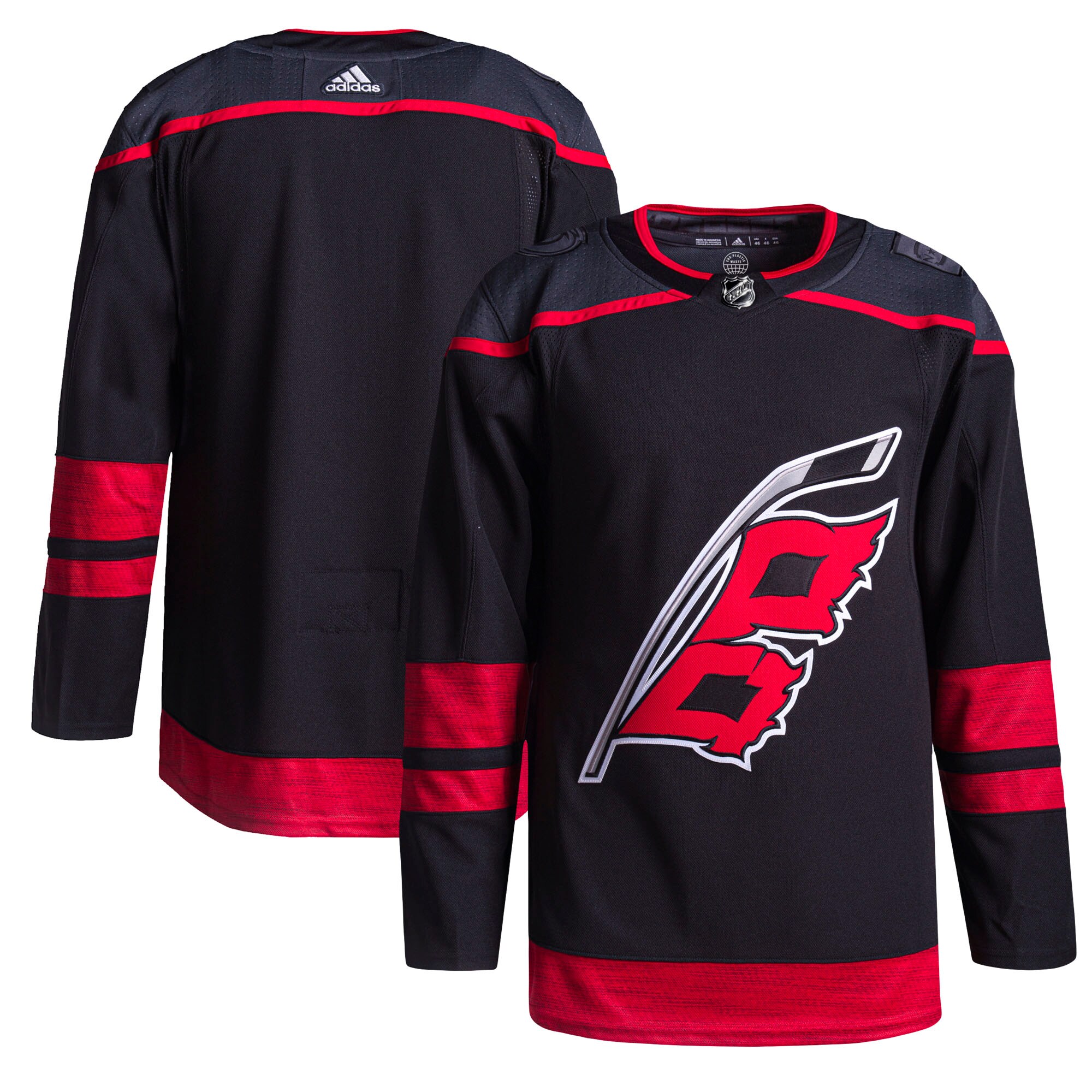 Carolina Hurricanes Home Primegreen Authentic Jersey - Black cheap jerseys for sale - CheapJerseys.Shop