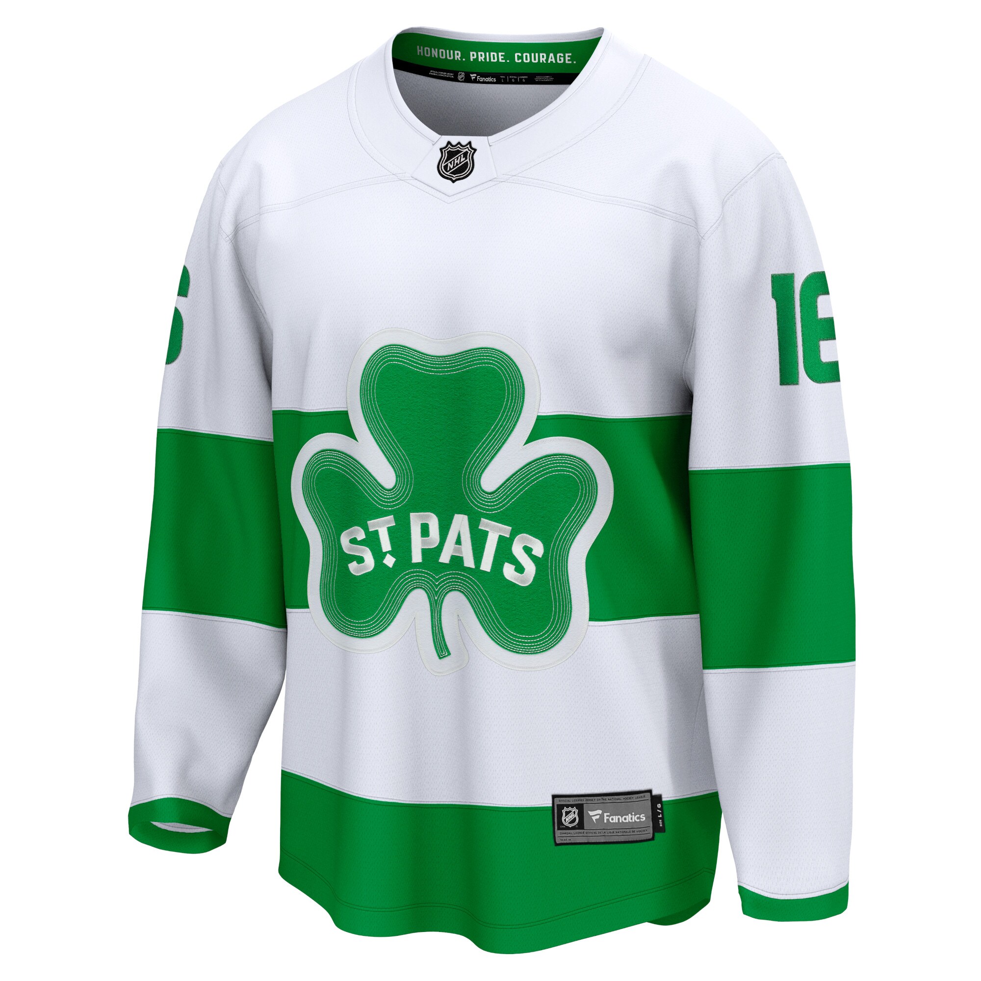 Mitch Marner Toronto Maple Leafs Fanatics St. Patricks Alternate Premier Breakaway Player Jersey - White cheap jerseys for sale - CheapJerseys.Shop