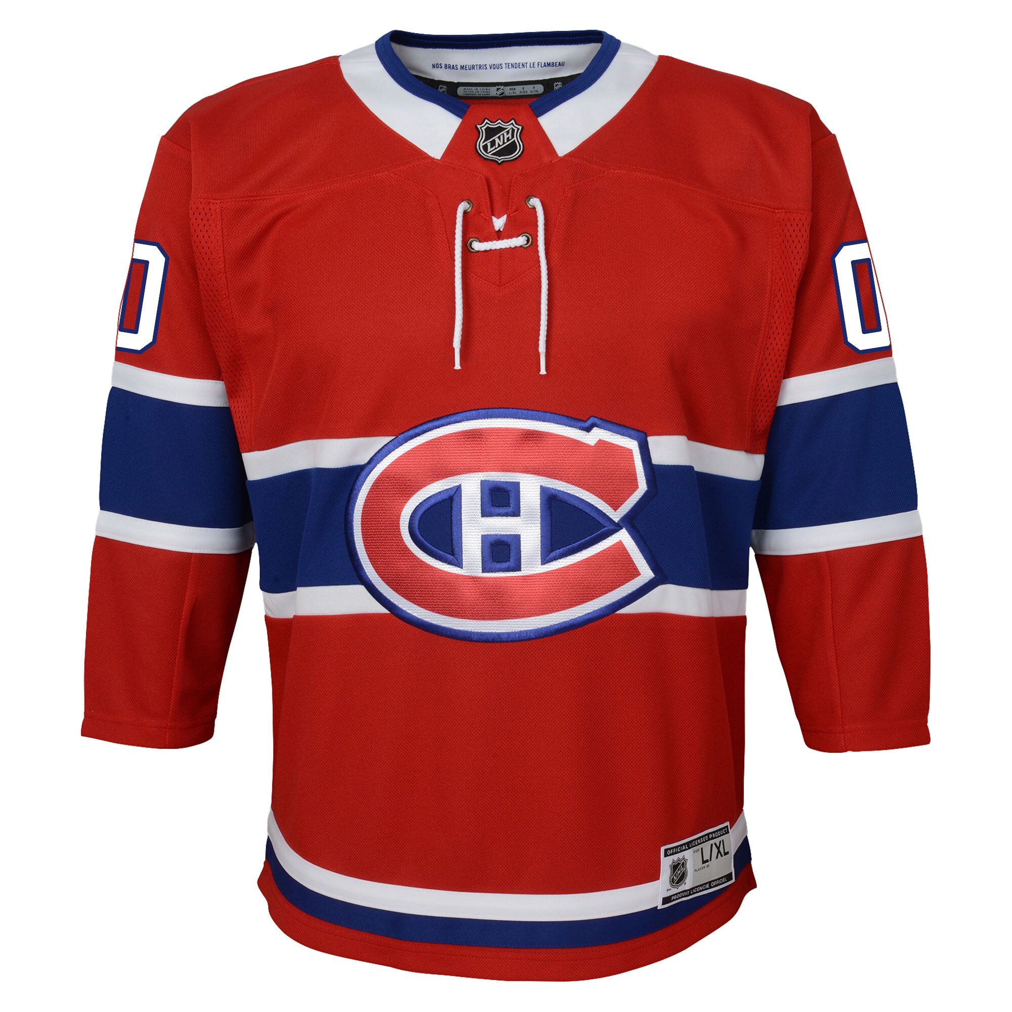 Montreal Canadiens Youth Home Premier Custom Jersey - Red cheap jerseys for sale - CheapJerseys.Shop