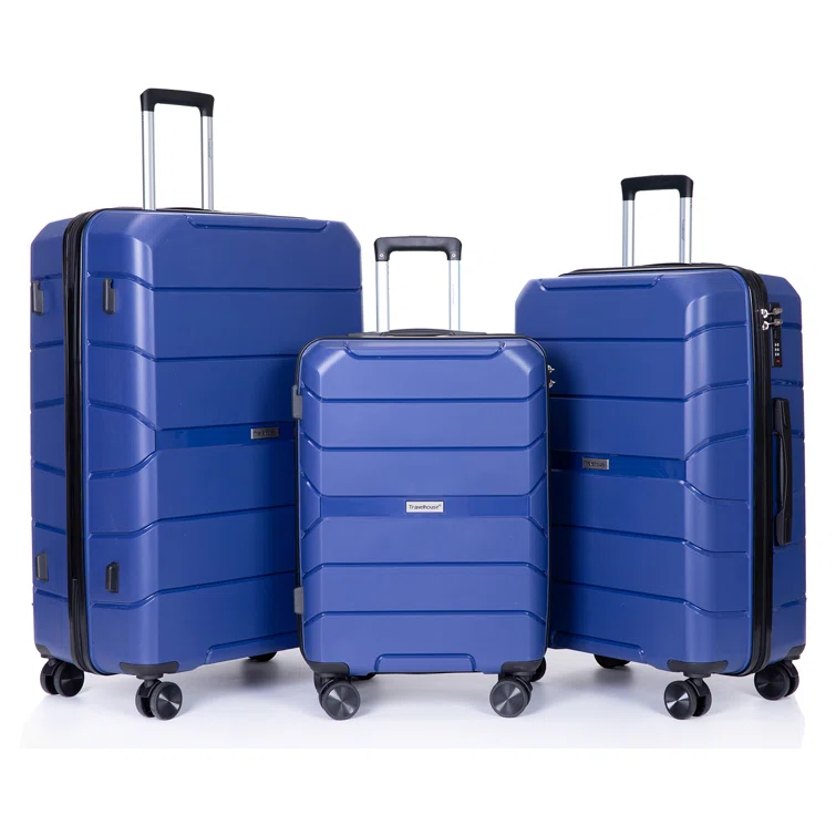 3 Piece Luggage Sets Suitcase Lightweight TSA Lock Spinner