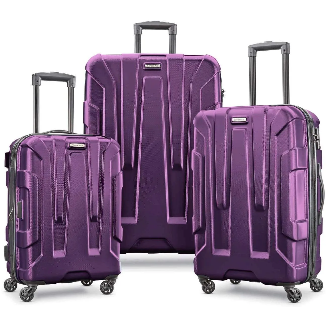 3 Piece Hardside Expandable Luggage with Spinner Wheels