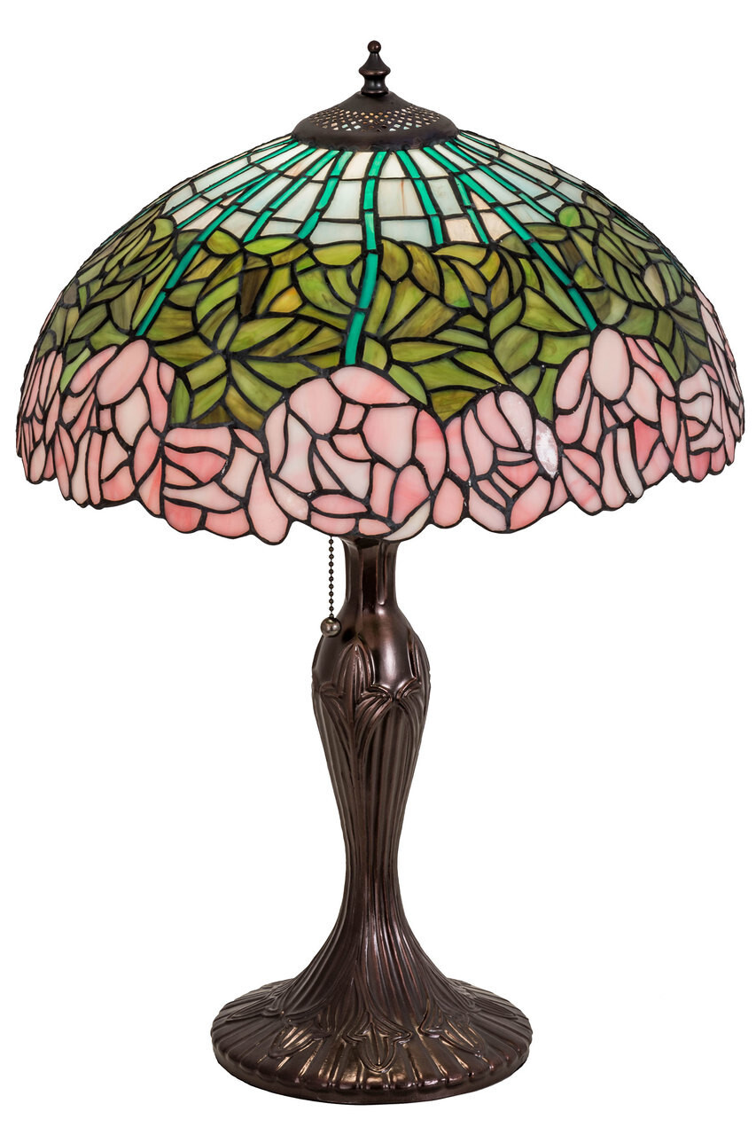 Cabbage Rose Accent Lamp