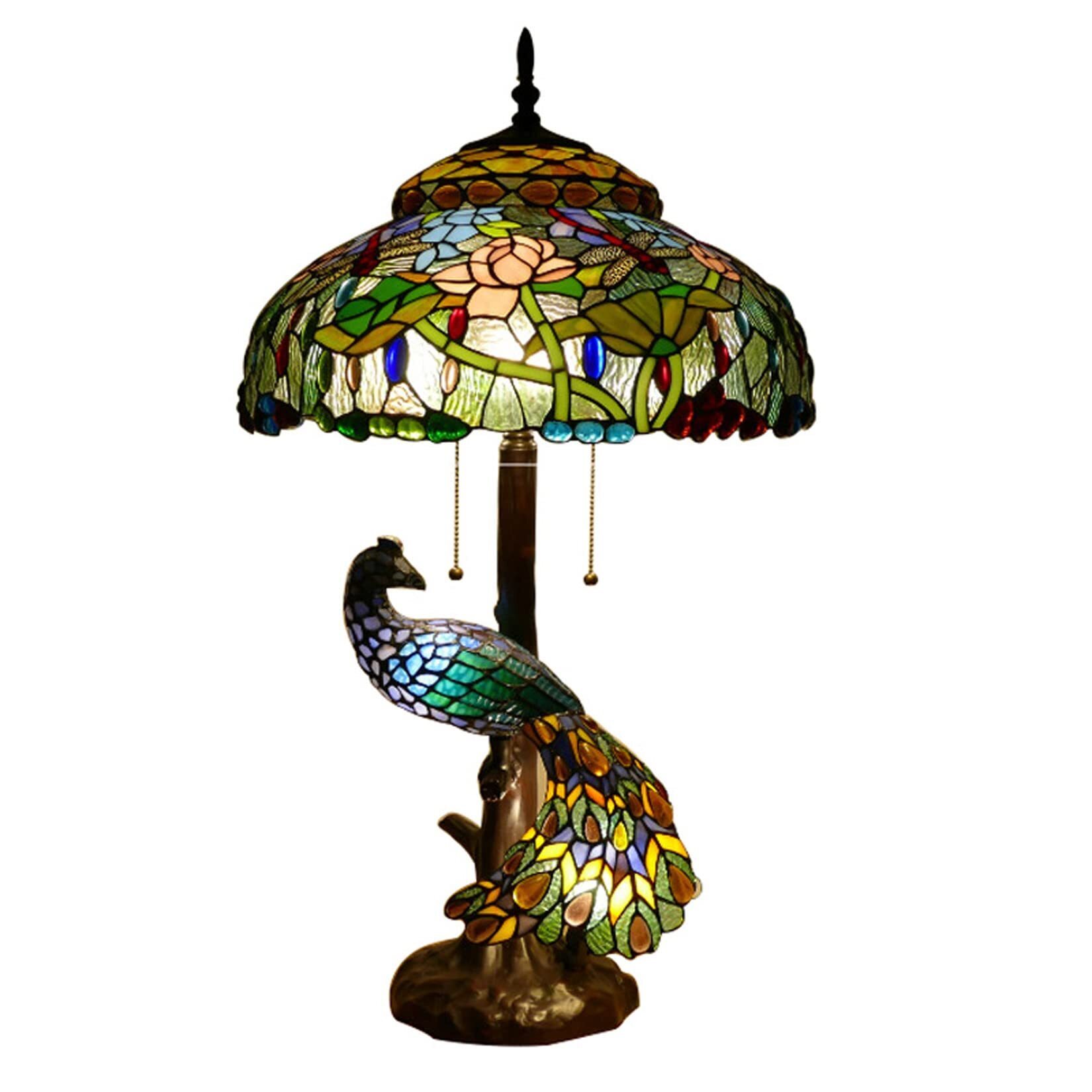 Peacock Table Lamp