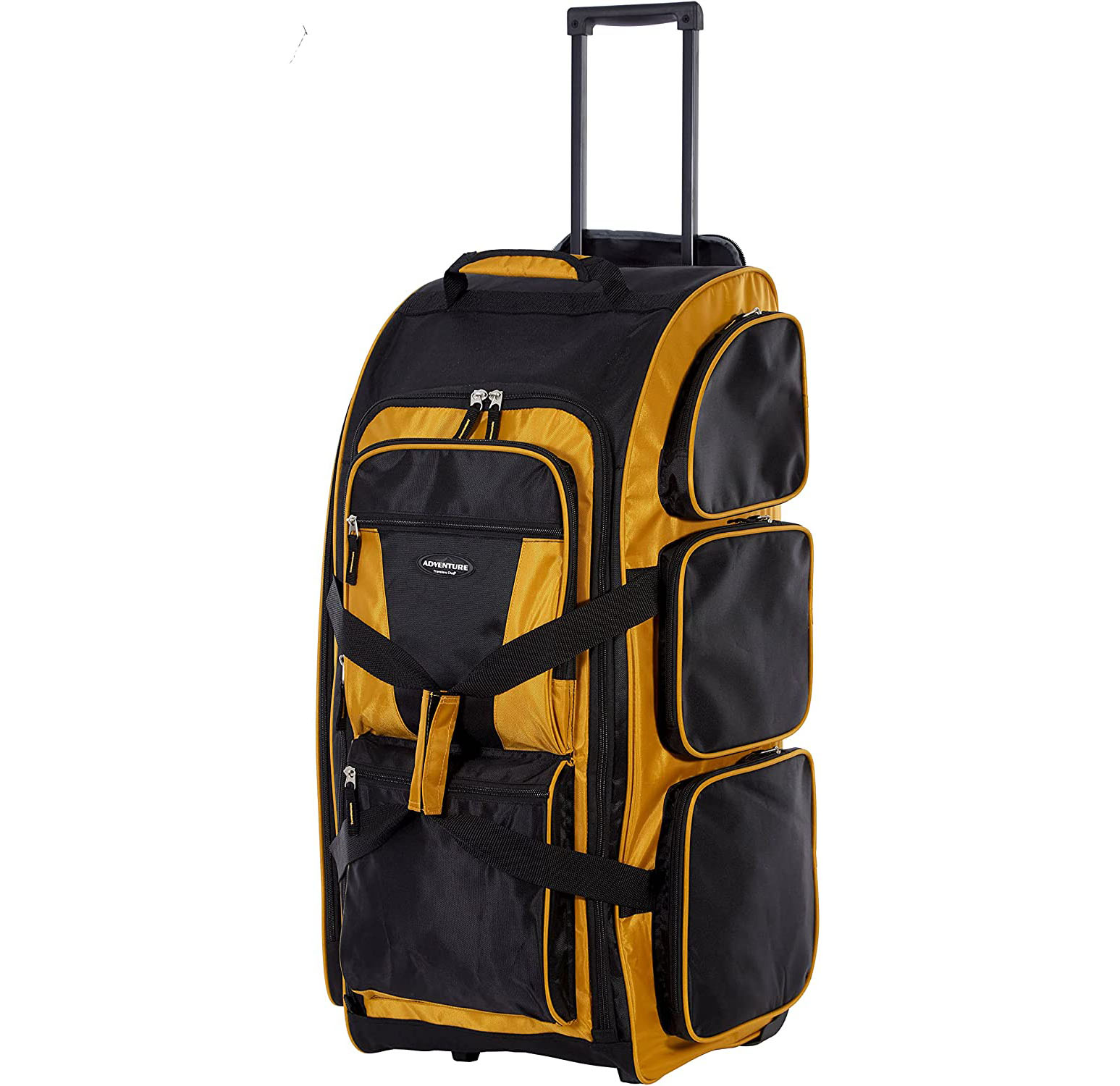 Travelers 30 Inch Multi-Pocket Upright Rolling Duffel Bag