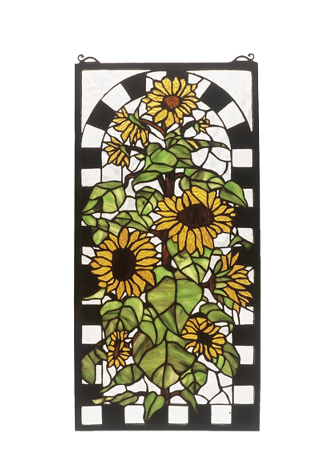 Sunflowers in Bloom Window Panel