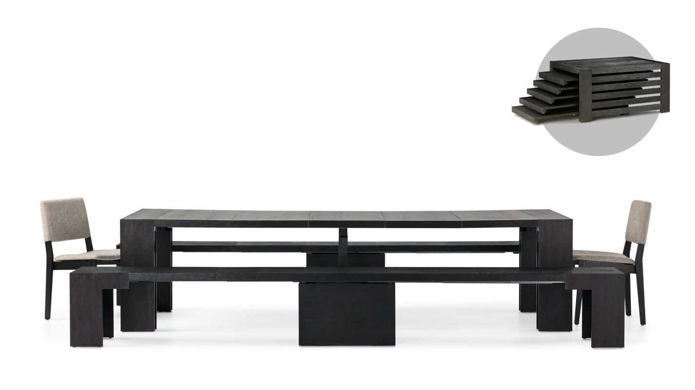 🎁Promoción navideña - Mesa de comedor extensible súper versátil