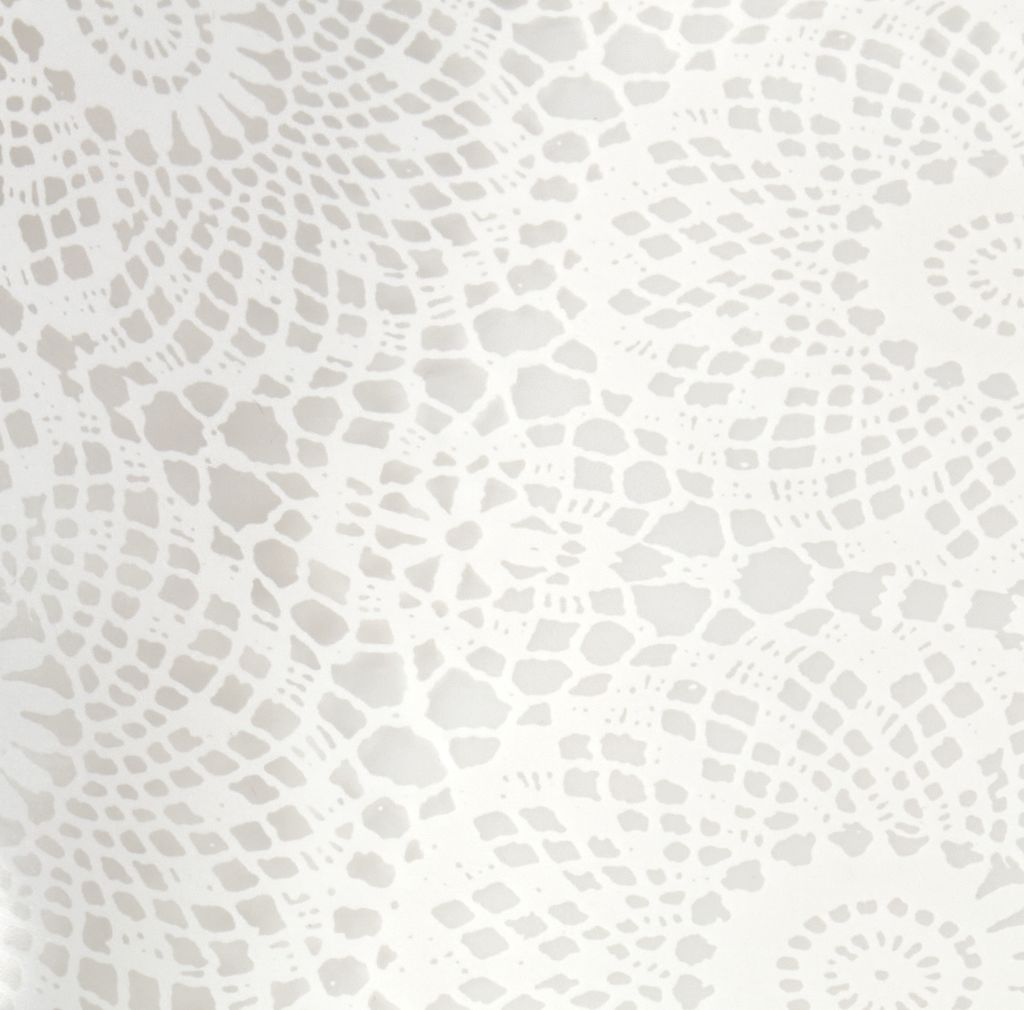 Vinyl tablecloth KROSSVED 140 clear/white