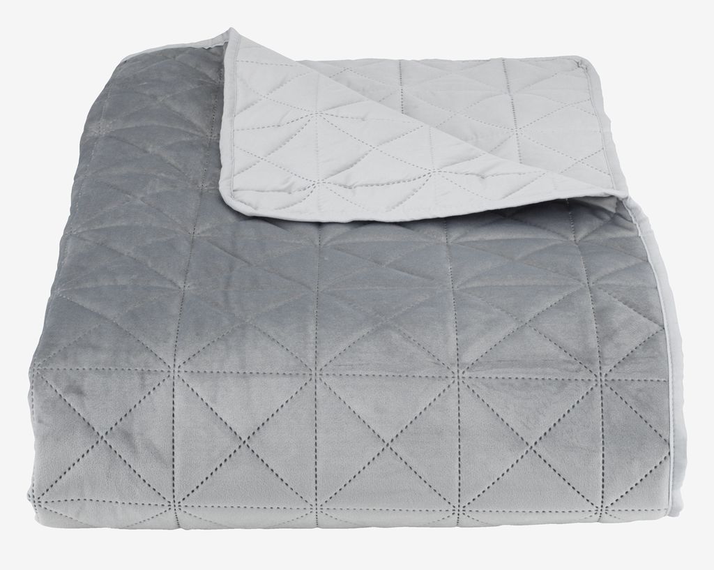Bedspread ENGBLOMME 220x240 grey