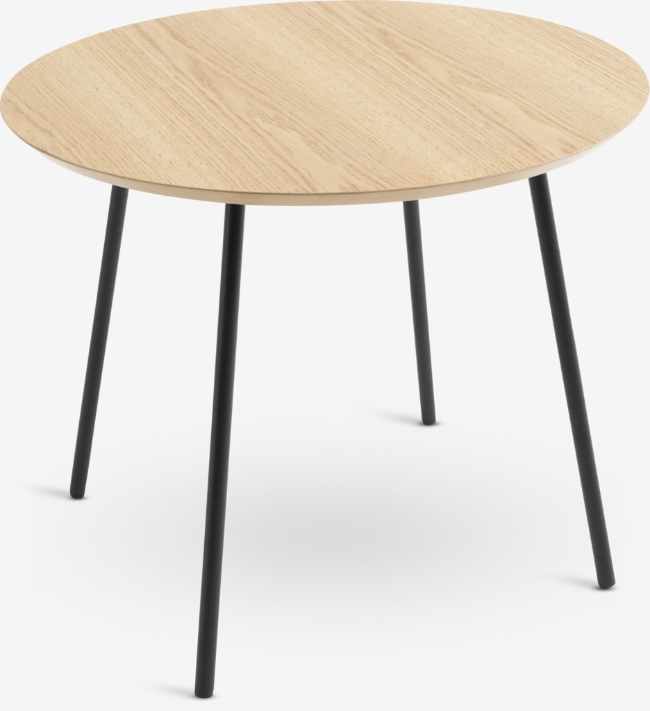 End table NYBO D55 oak colour/black