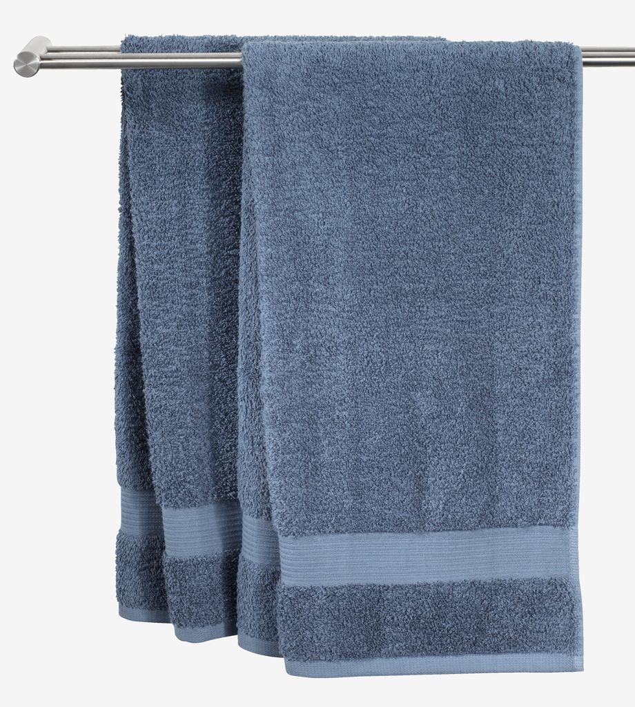 Hand towel KARLSTAD 50x100 dusty blue