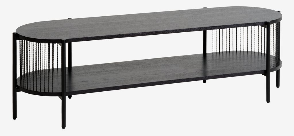 TV bench SNESLEV 1 shelf black
