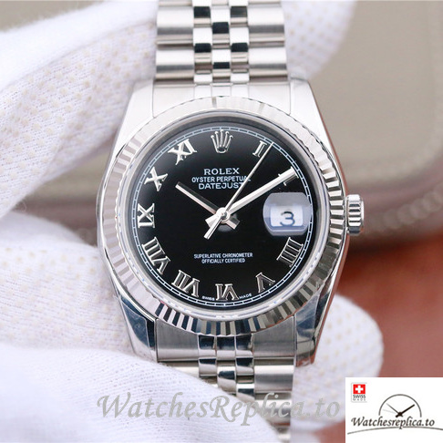 Swiss Rolex Datejust Replica 116234-0086 Stainless steel strap strap 36MM - Replica Watches Shop