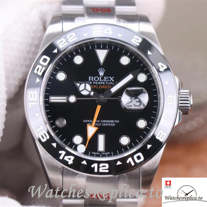 Swiss Rolex Explorer Replica 216570 77210 Stainless steel strap 42MM Black Dial - Replica Watches Shop