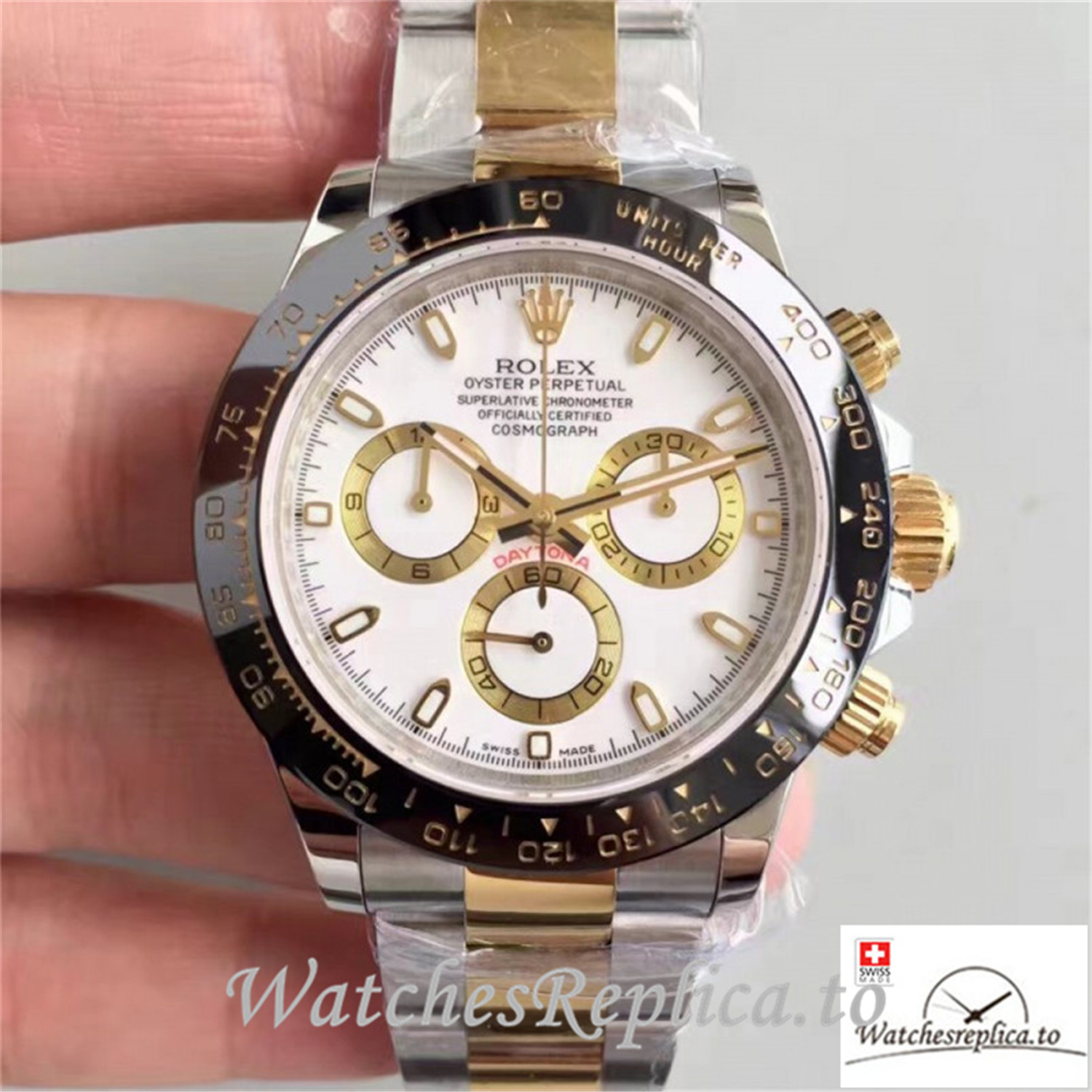 Swiss Rolex Daytona Cosmograph Replica 116519LN 002 Black Bezel 40MM - Replica Watches Shop