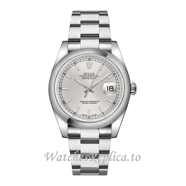 Replica Rolex Datejust 116200-14 36MM Stainless steel strap Mens Watch - Replica Watches Shop