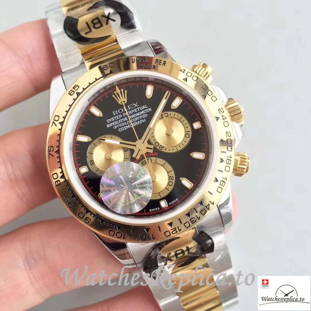 Swiss Rolex Daytona Cosmograph Replica 116503 001 Ceramic Bezel 40MM - Replica Watches Shop