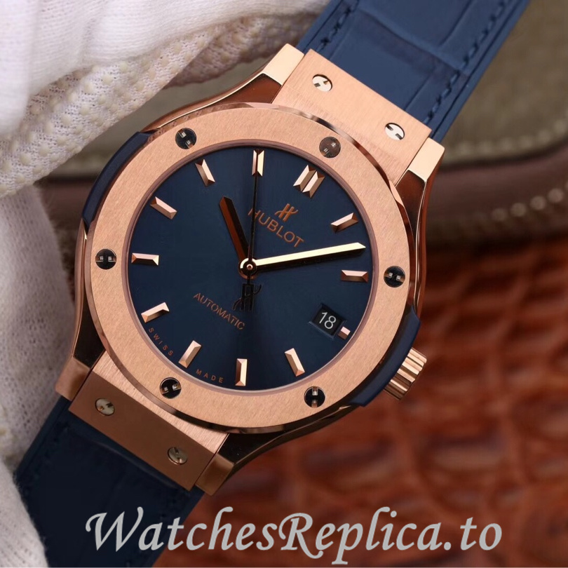 Hublot Replica 511.zp Leather strap 42MM - Replica Watches Shop