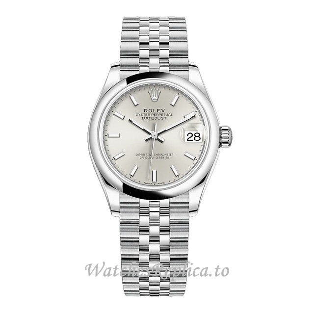 Replica Rolex Datejust m278240-0006 31MM Stainless Steel strap Ladies Watch - Replica Watches Shop