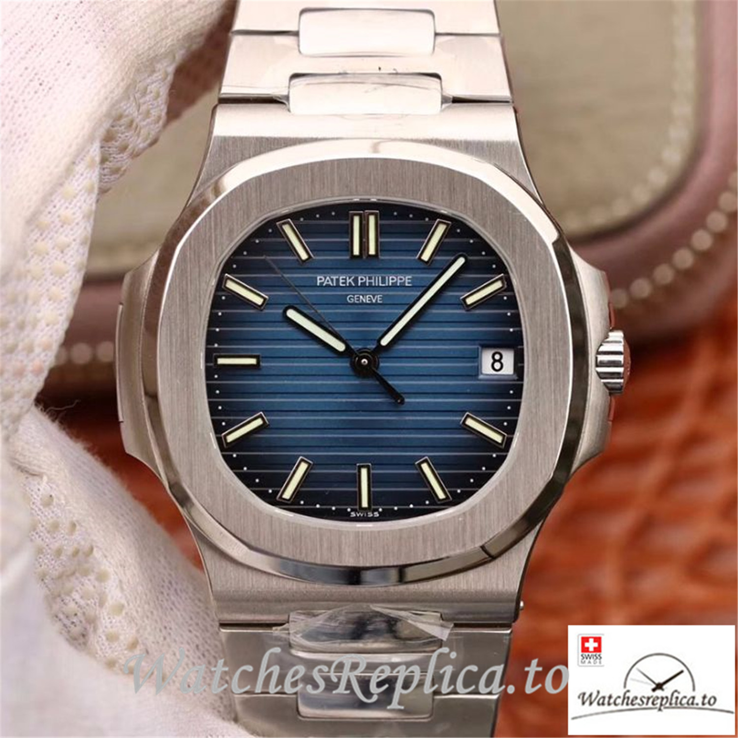 Swiss Patek Philippe Nautilus Replica 5711 006 Stick Markers 40MM - Replica Watches Shop