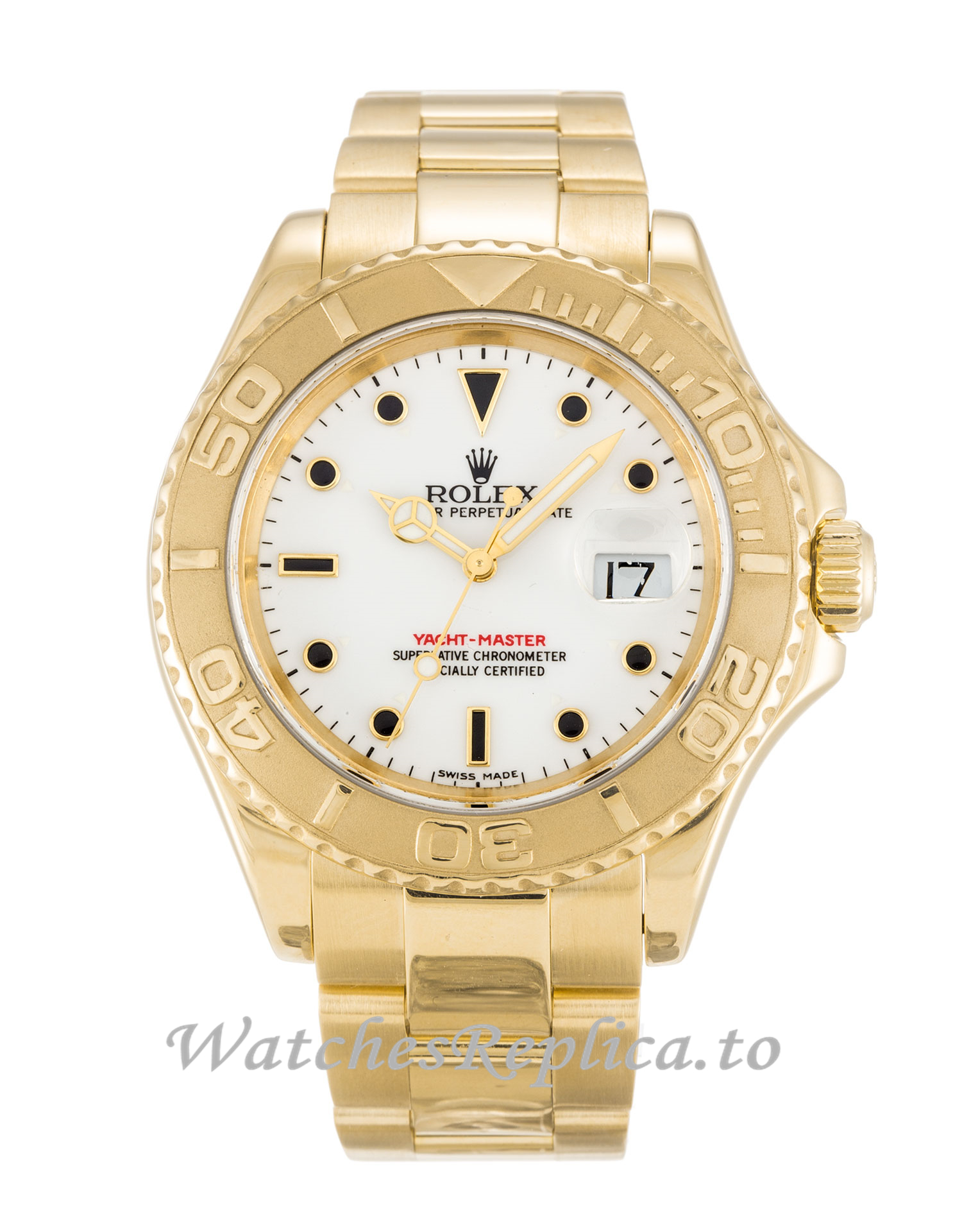 Rolex Yacht Master White Dial 16628 - Replica Watches Shop