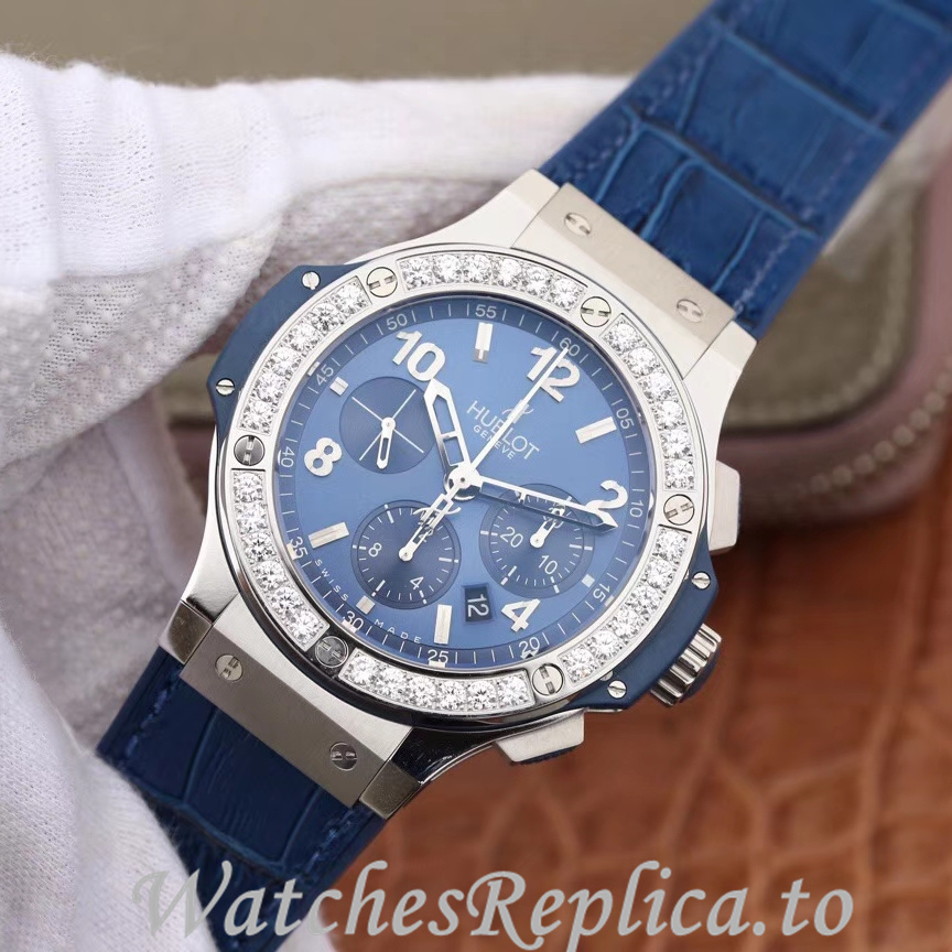 Hublot Replica Big Bang Leather strap 44MM - Replica Watches Shop